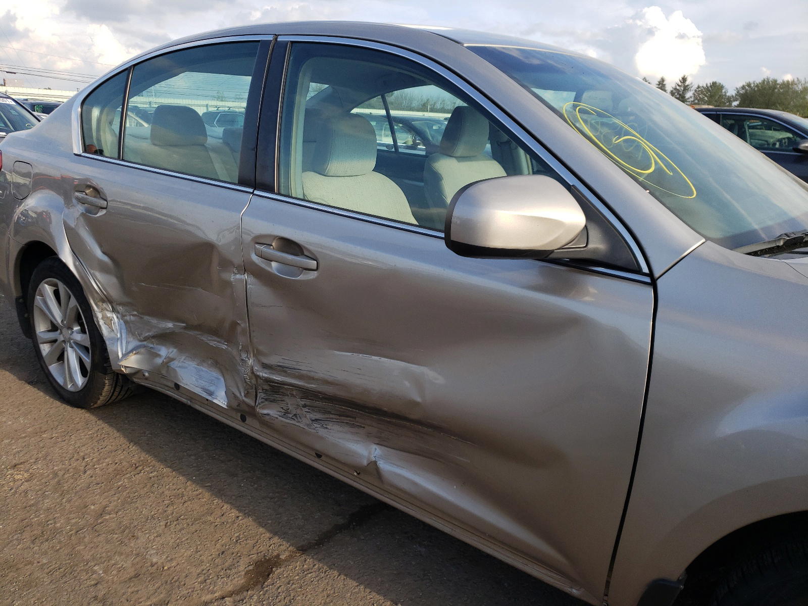Photo 9 from auction – 2014 SUBARU LEGACY 2.5 with VIN 4S3BMBC63E3020449