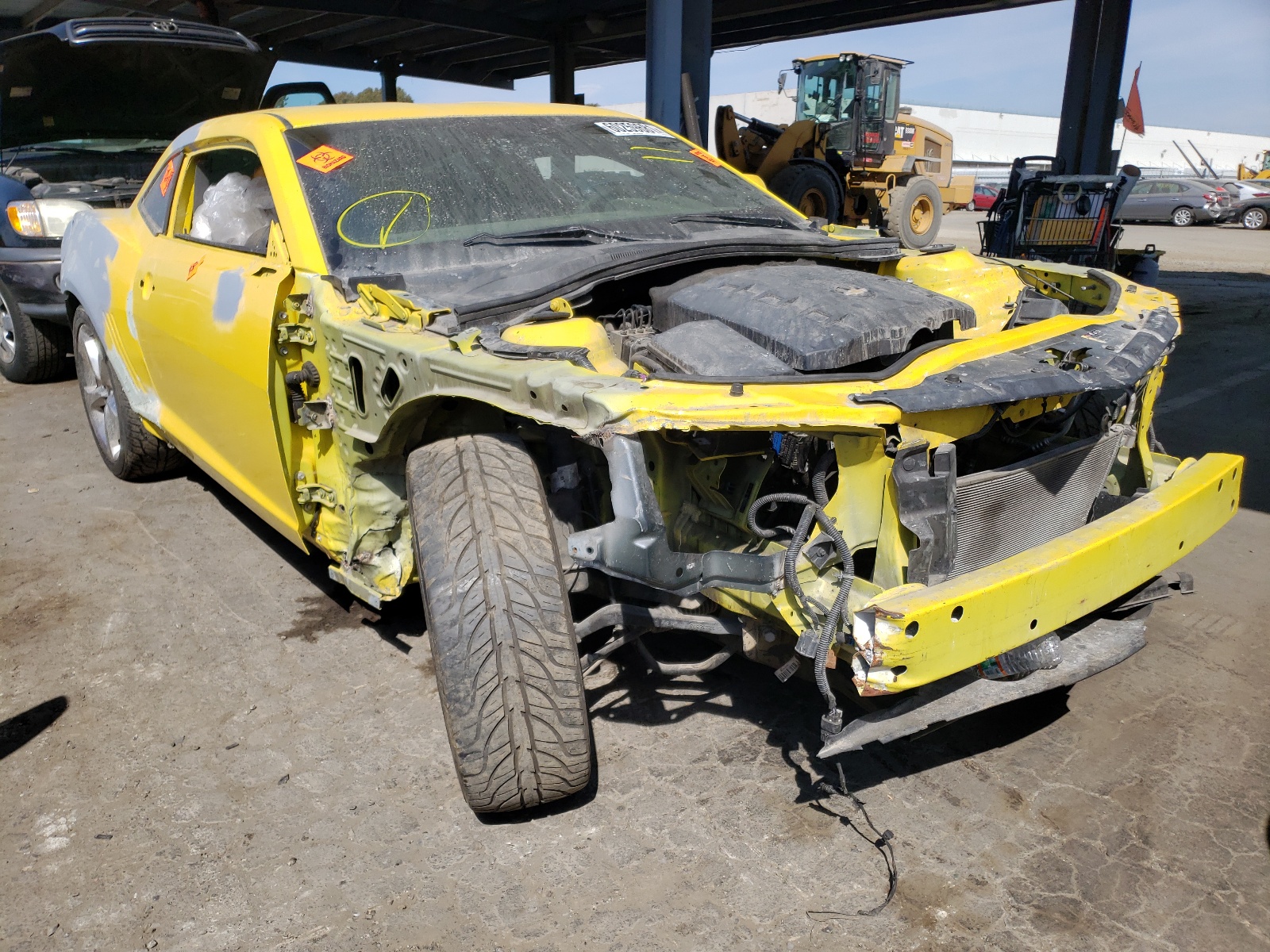 CHEVROLET CAMARO LS 2015 with VIN 2G1FB1E32F9190422 - Photo from auction