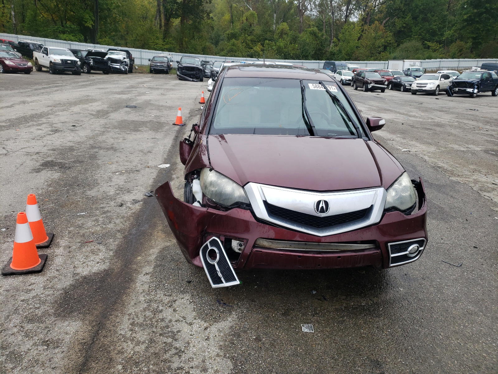 Photo 9 from auction – 2011 ACURA RDX with VIN 5J8TB1H20BA005149
