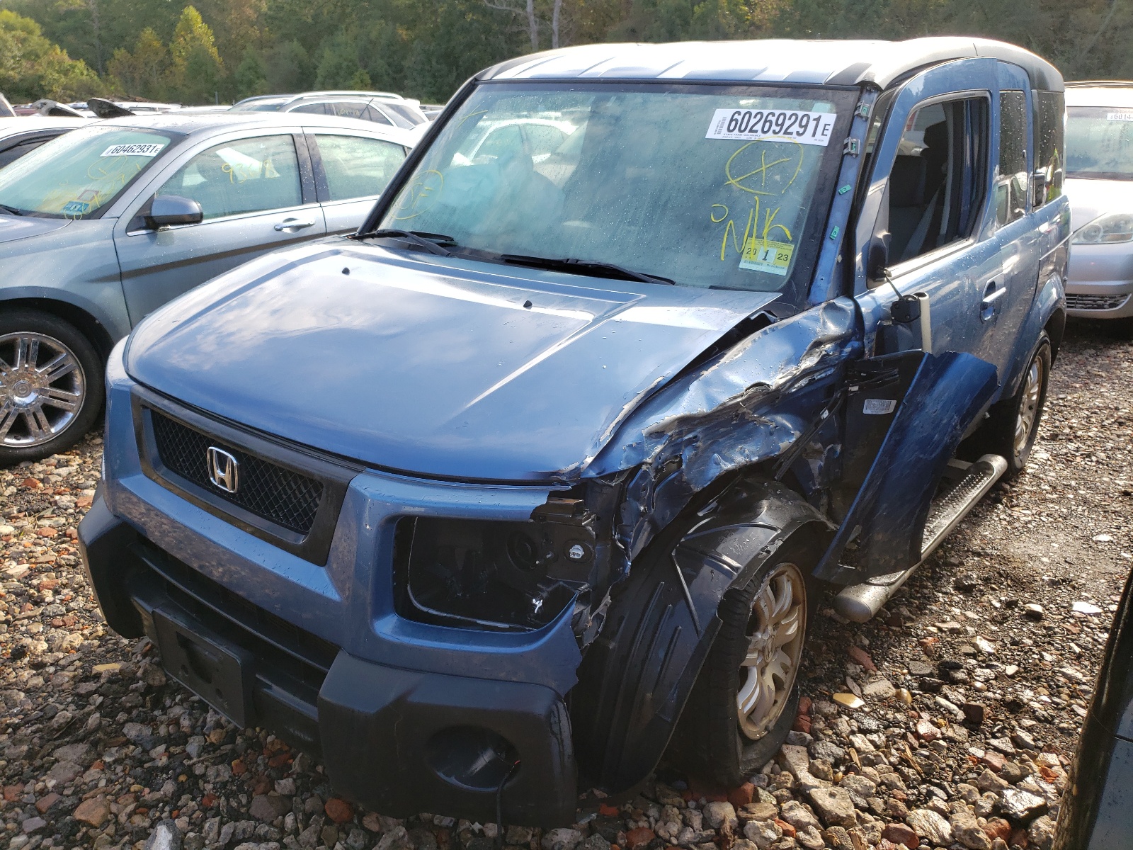 Photo 2 from auction – 2006 HONDA ELEMENT EX with VIN 5J6YH28746L003591