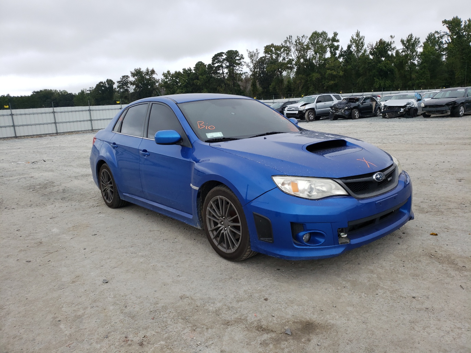 SUBARU IMPREZA WR 2013 with VIN JF1GV7E68DG004273 - Photo from auction