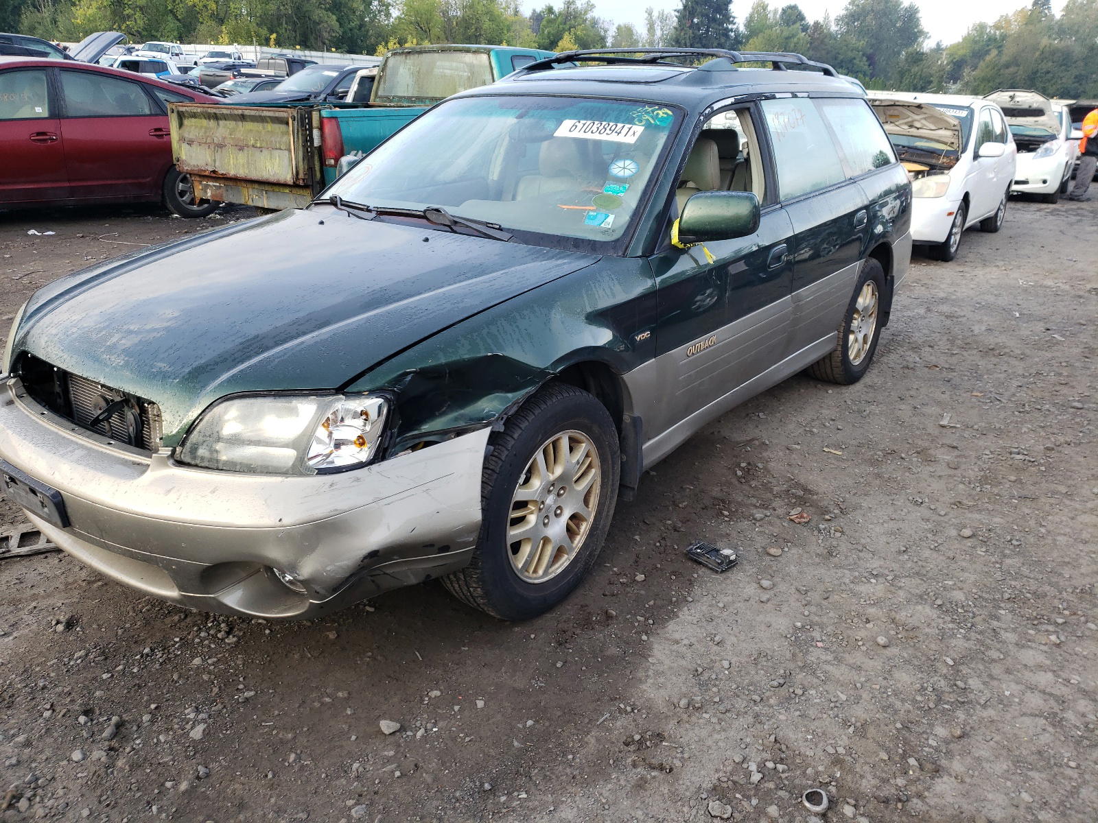 Photo 2 from auction – 2001 SUBARU LEGACY with VIN 4S3BH896517654170