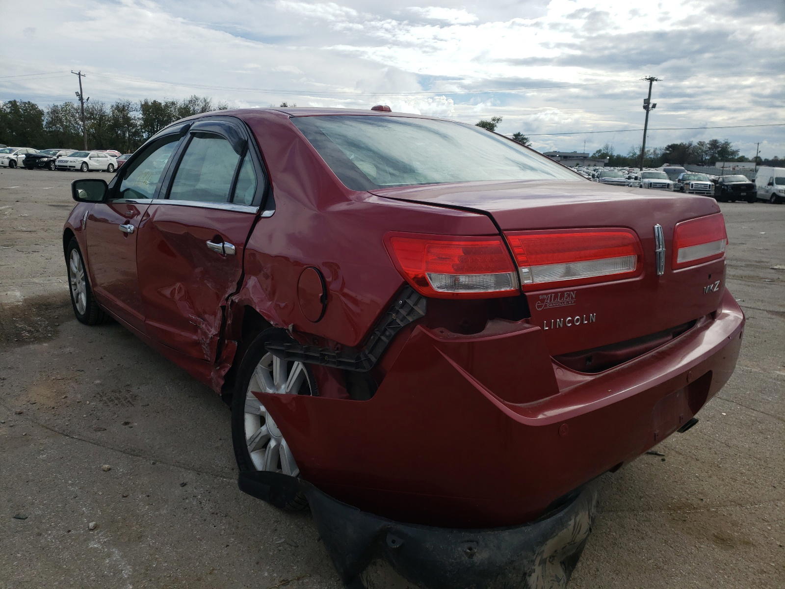 Photo 3 from auction – 2010 LINCOLN MKZ with VIN 3LNHL2GC8AR613373