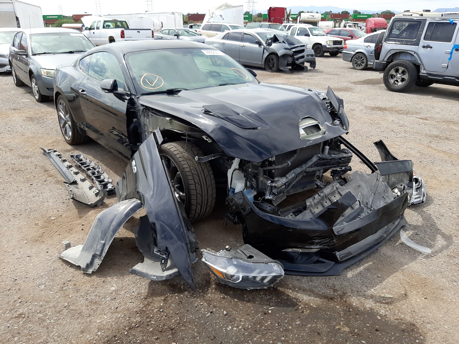 FORD MUSTANG GT 2016 with VIN 1FA6P8CF2G5204922 - Photo from auction