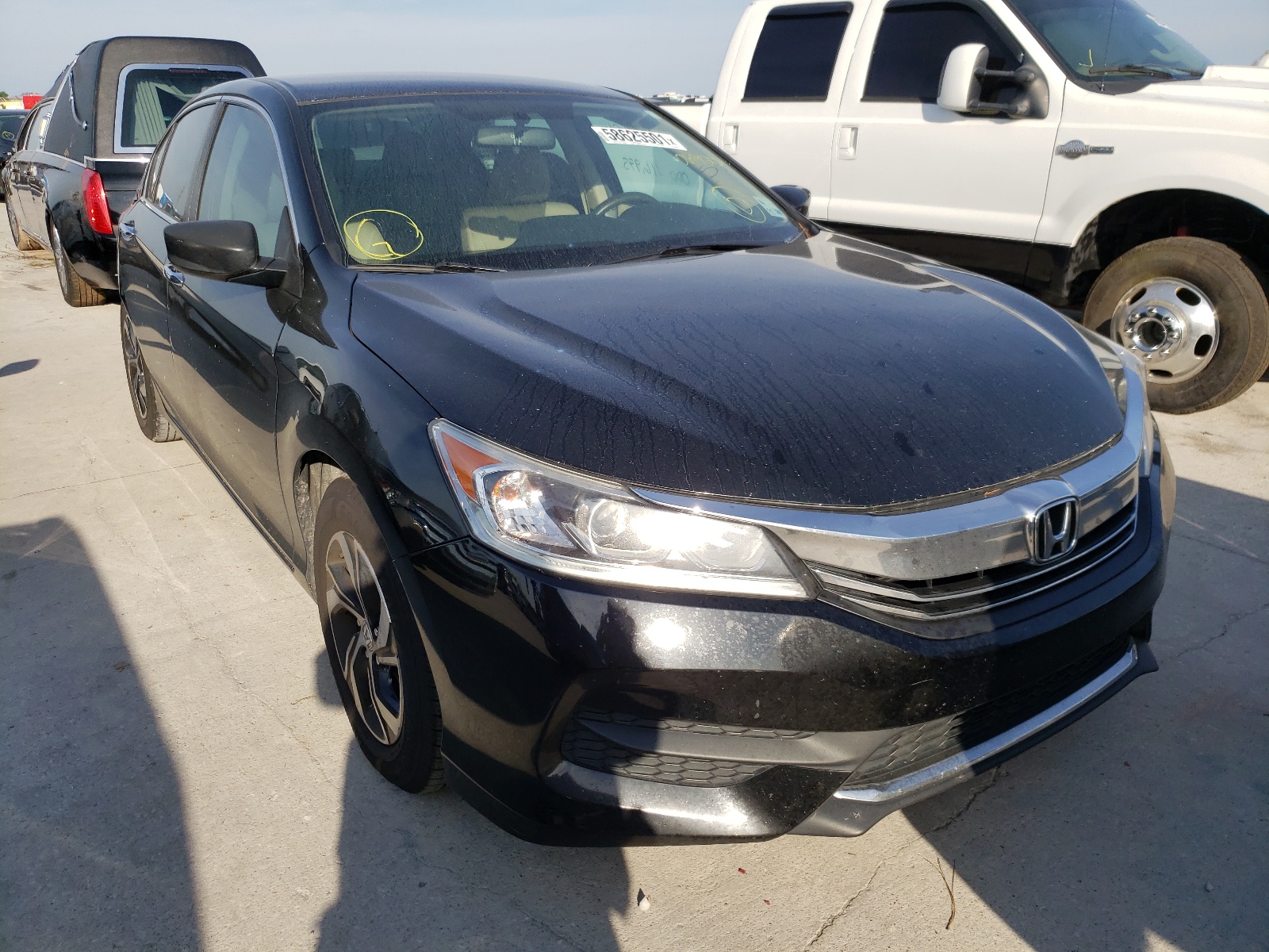 HONDA ACCORD LX 2017 with VIN 1HGCR2F34HA061925 - Photo from auction