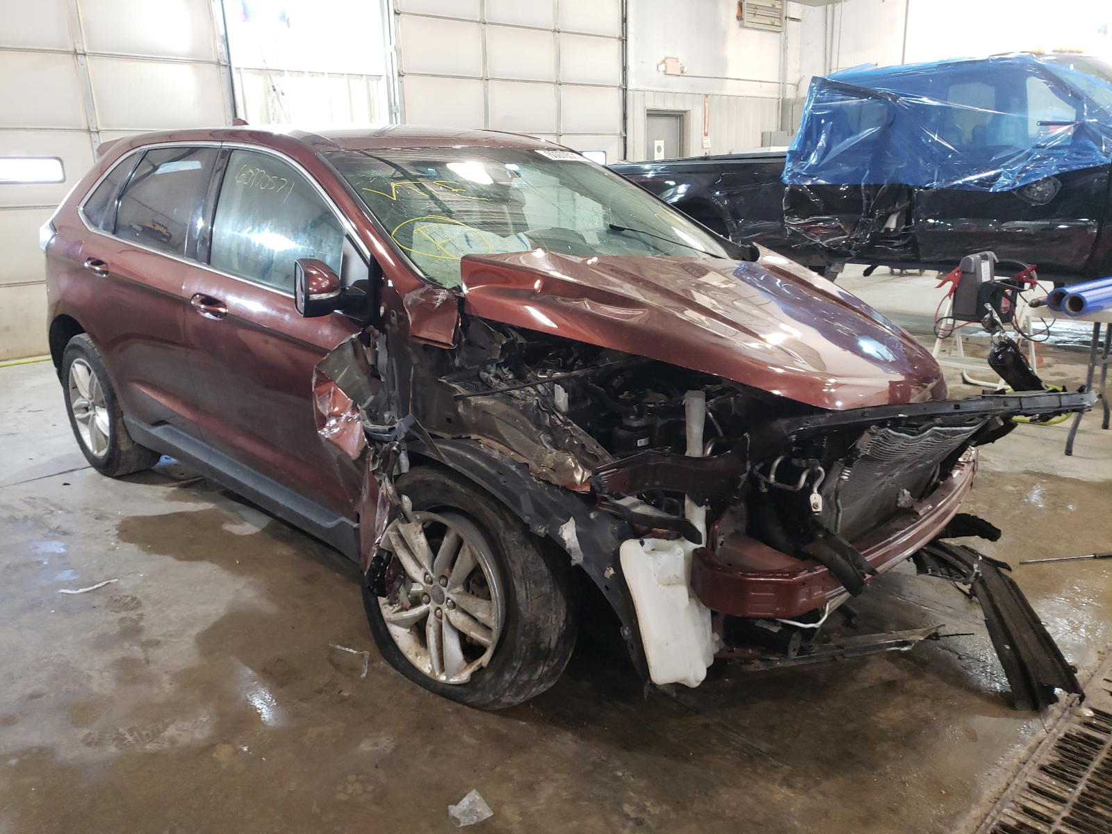 FORD EDGE SEL 2015 with VIN 2FMTK3J96FBB04646 - Photo from auction