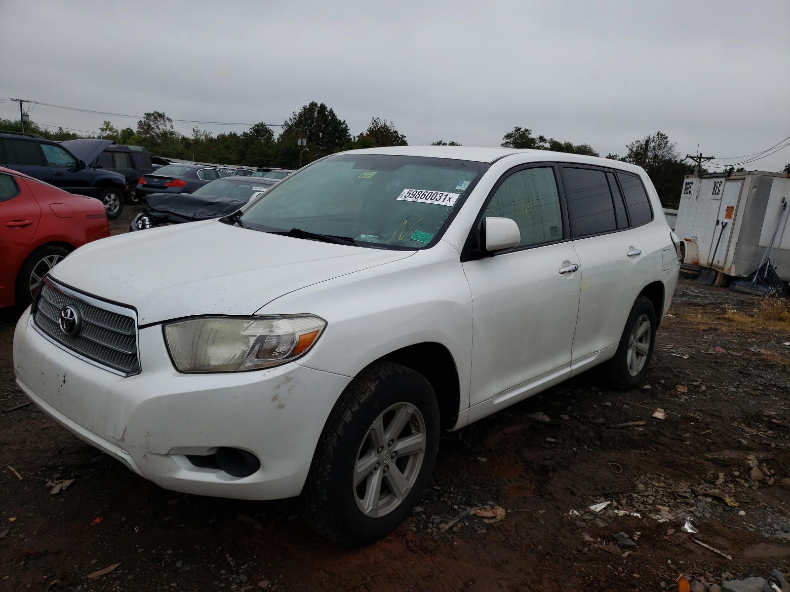 Photo 2 from auction – 2008 TOYOTA HIGHLANDER with VIN JTEEW41A382013436