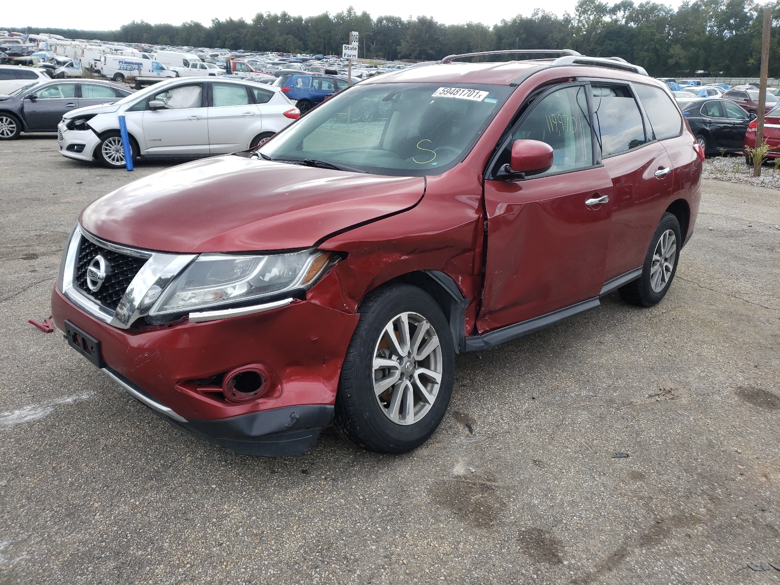 Photo 9 from auction – 2013 NISSAN PATHFINDER with VIN 5N1AR2MM6DC642290