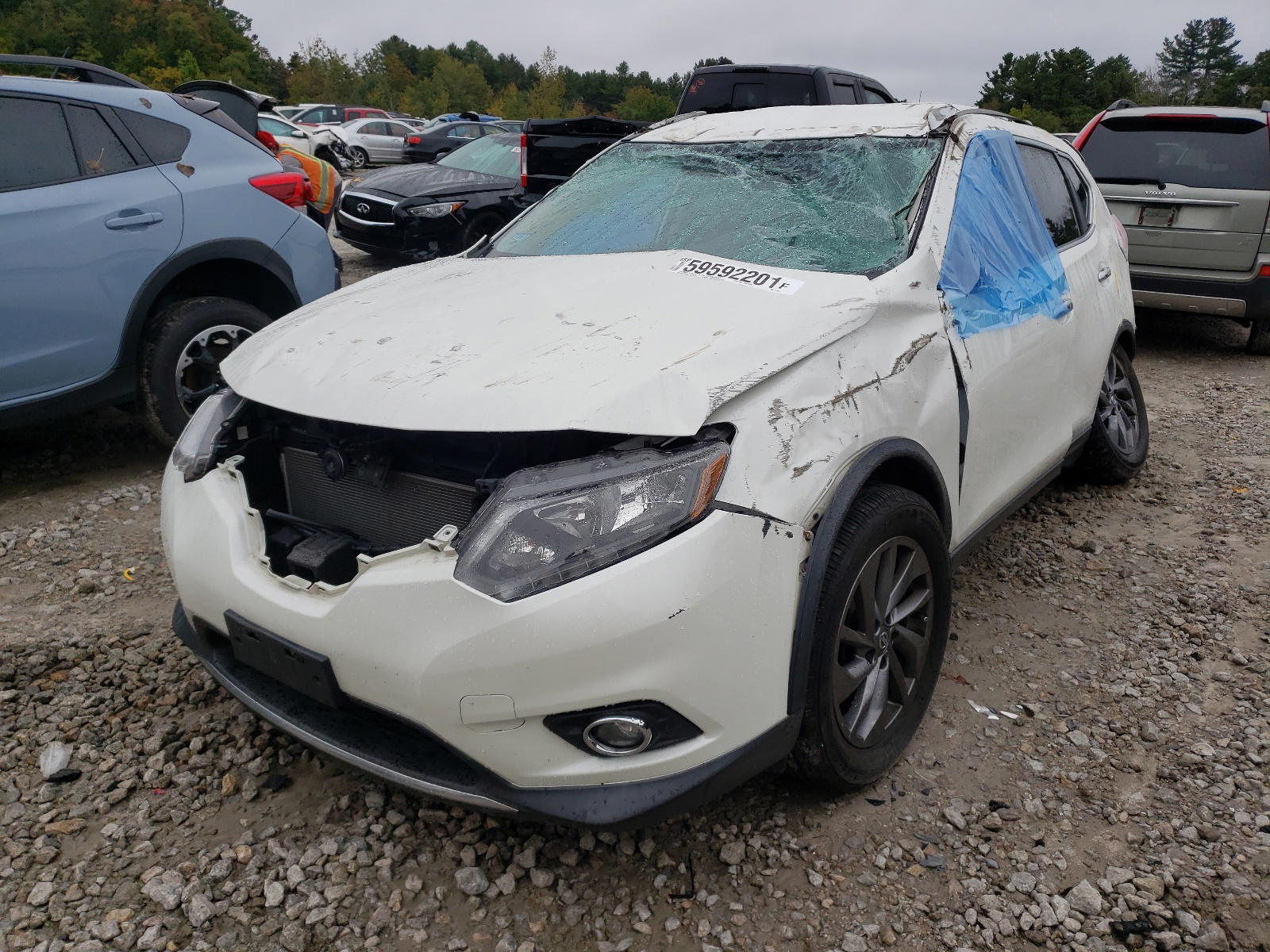 Photo 2 from auction – 2016 NISSAN ROGUE S with VIN KNMAT2MV8GP711945