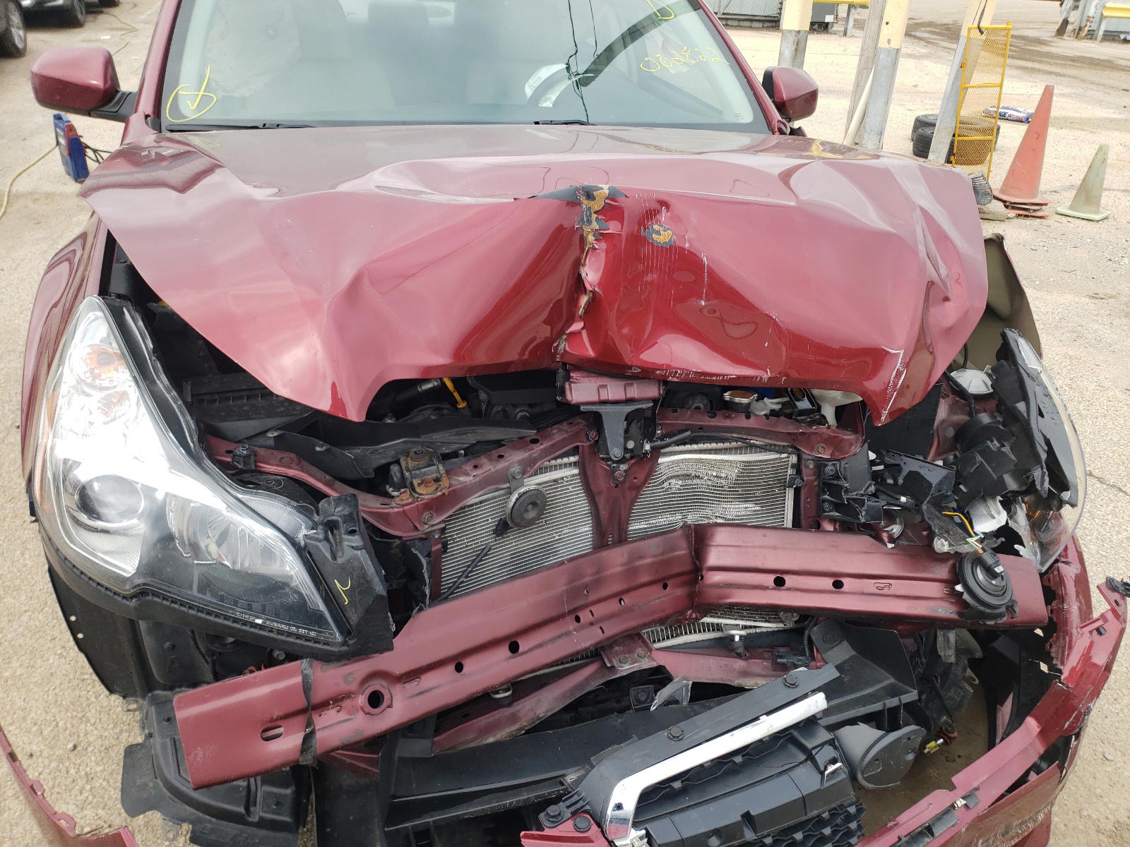 Photo 9 from auction – 2014 SUBARU LEGACY 2.5 with VIN 4S3BMBL68E3002822