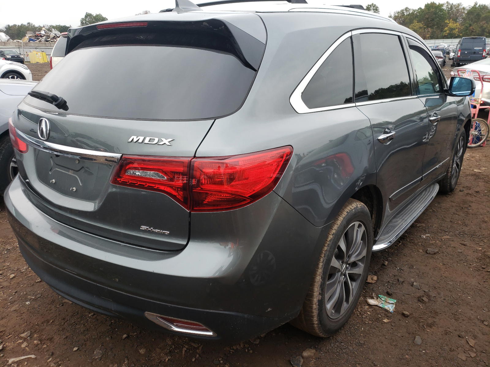 Photo 4 from auction – 2016 ACURA MDX TECHNO with VIN 5FRYD4H40GB023116
