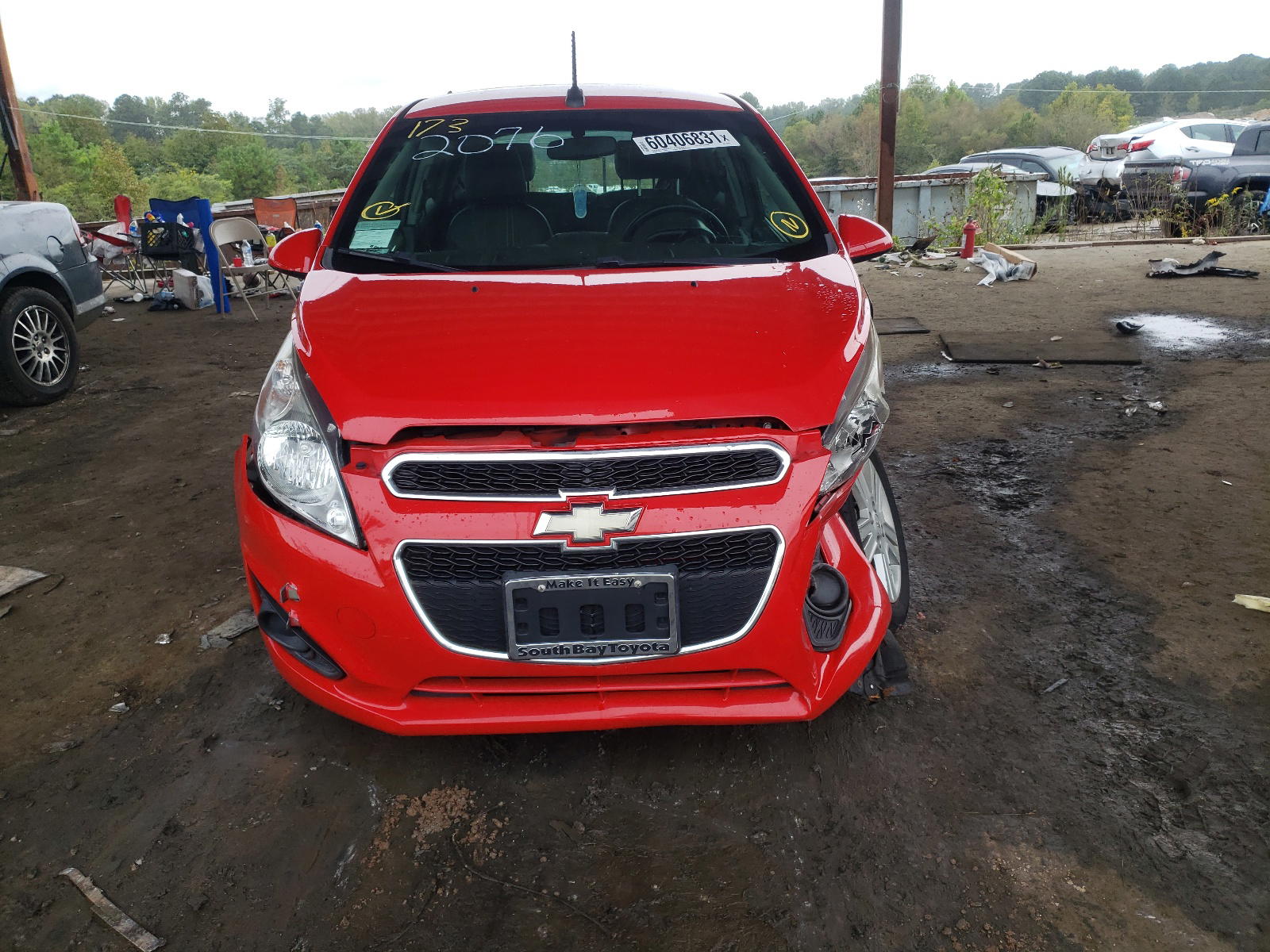 Photo 9 from auction – 2014 CHEVROLET SPARK LS with VIN KL8CB6S93EC592076