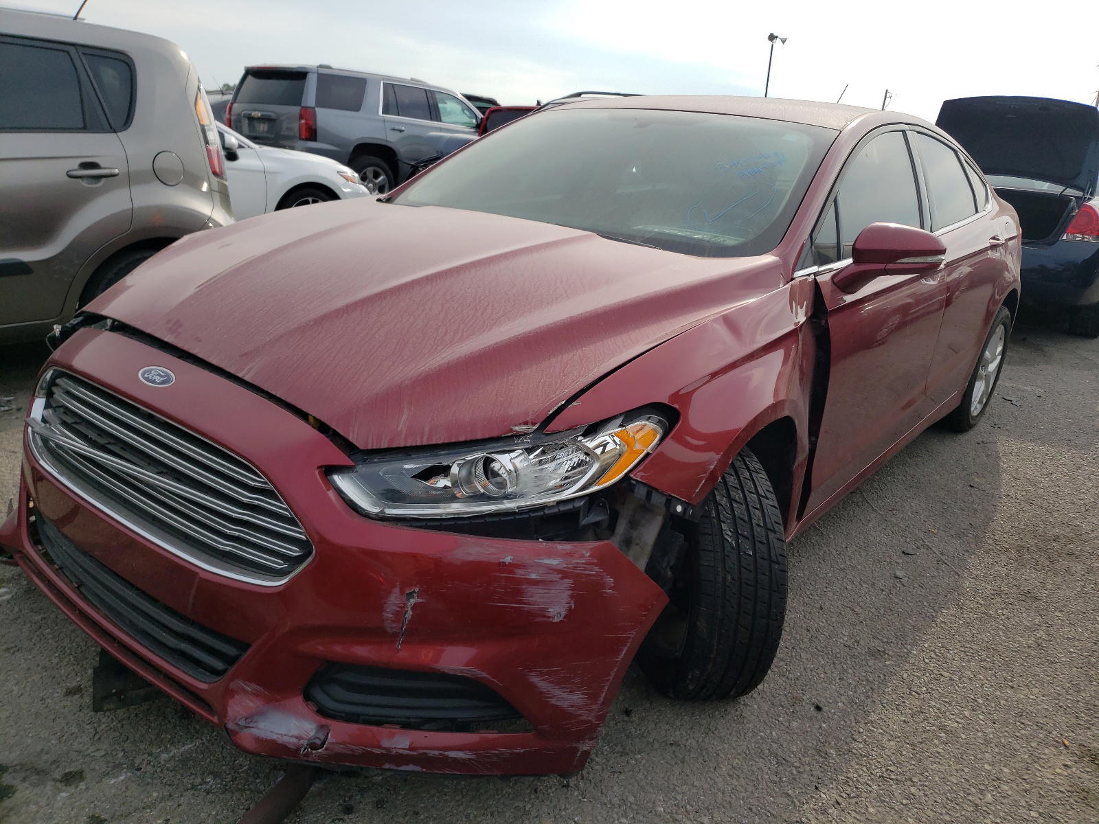 Photo 2 from auction – 2016 FORD FUSION SE with VIN 3FA6P0HD7GR162947