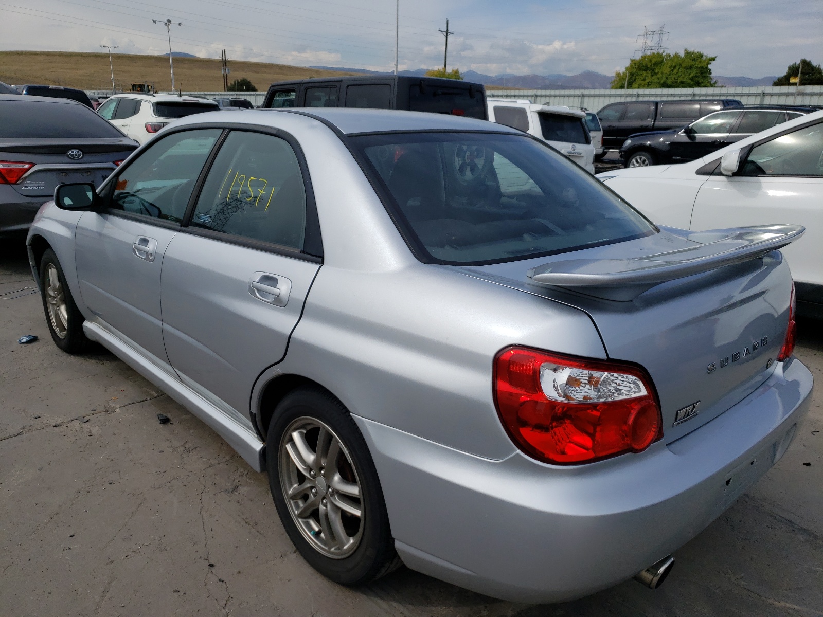Photo 3 from auction – 2005 SUBARU IMPREZA WR with VIN JF1GD29635G518954