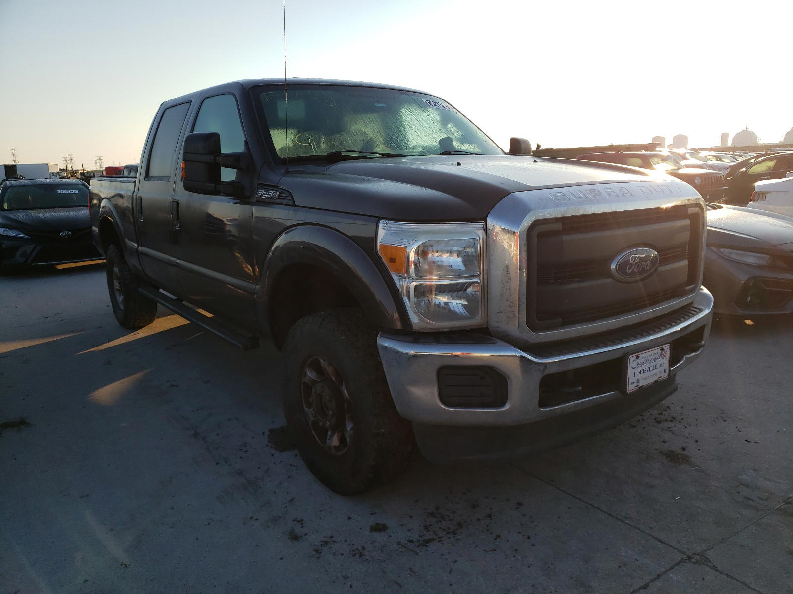 FORD F250 SUPER 2015 with VIN 1FT7W2B63FEC95276 - Photo from auction