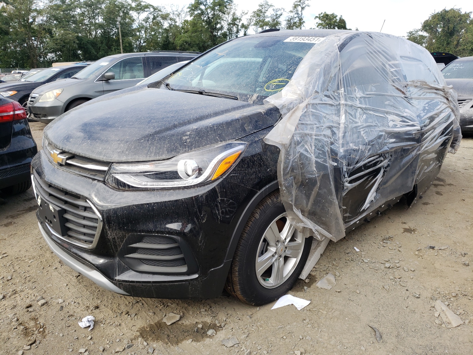 Photo 2 from auction – 2020 CHEVROLET TRAX 1LT with VIN KL7CJPSB4LB001207