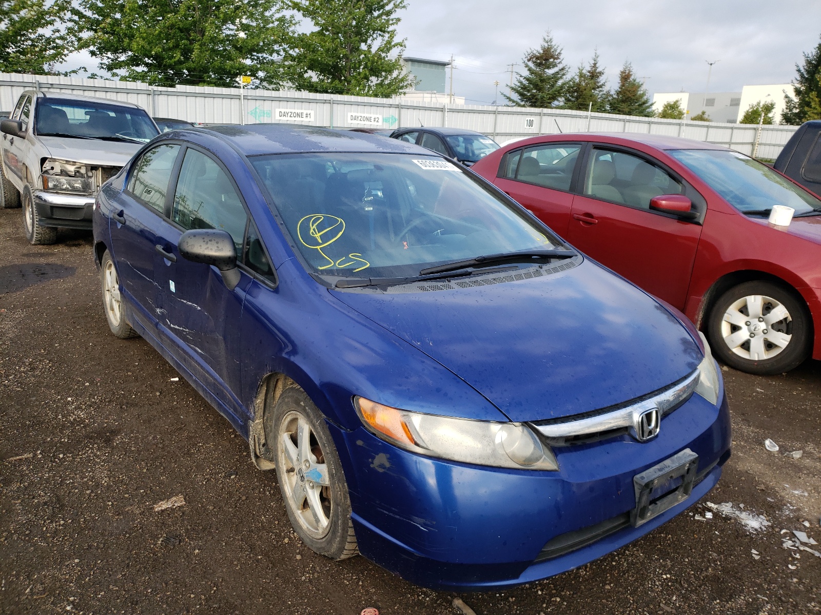 HONDA CIVIC DX V 2006 with VIN 2HGFA16346H034608 - Photo from auction