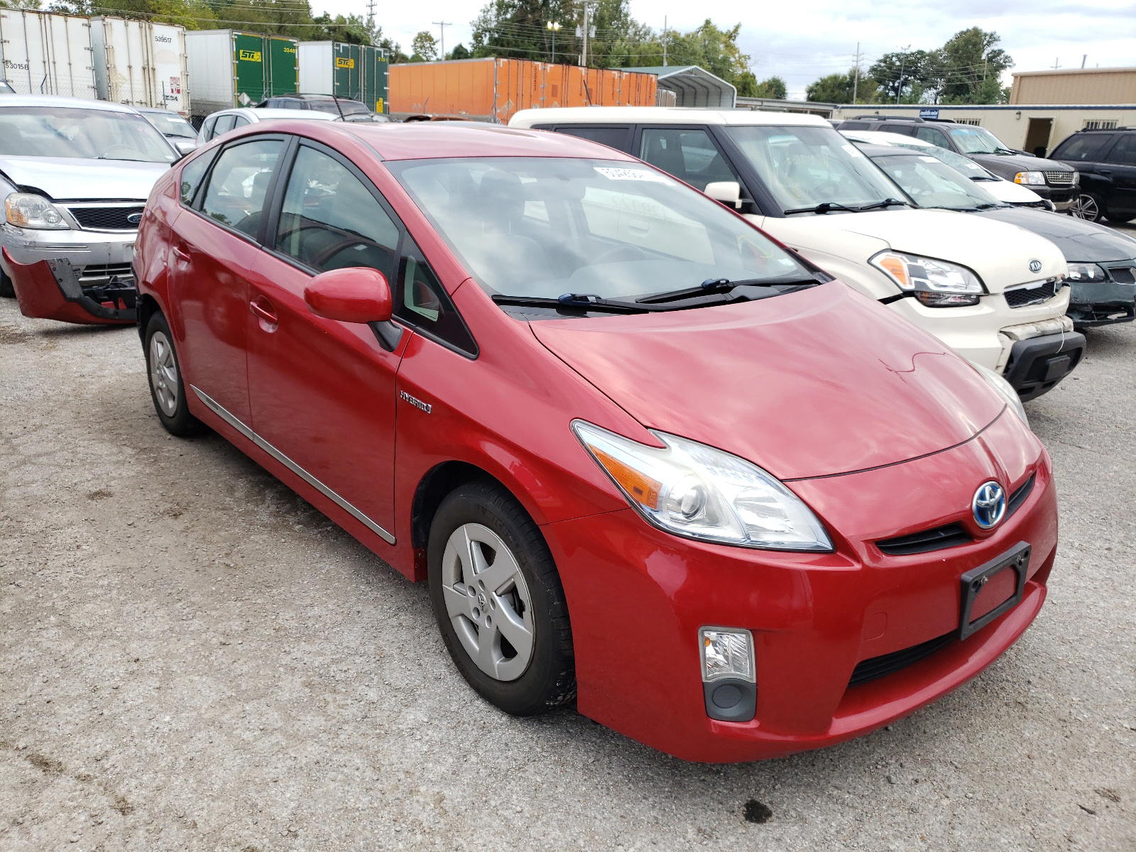 TOYOTA PRIUS 2010 with VIN JTDKN3DUXA0173633 - Photo from auction