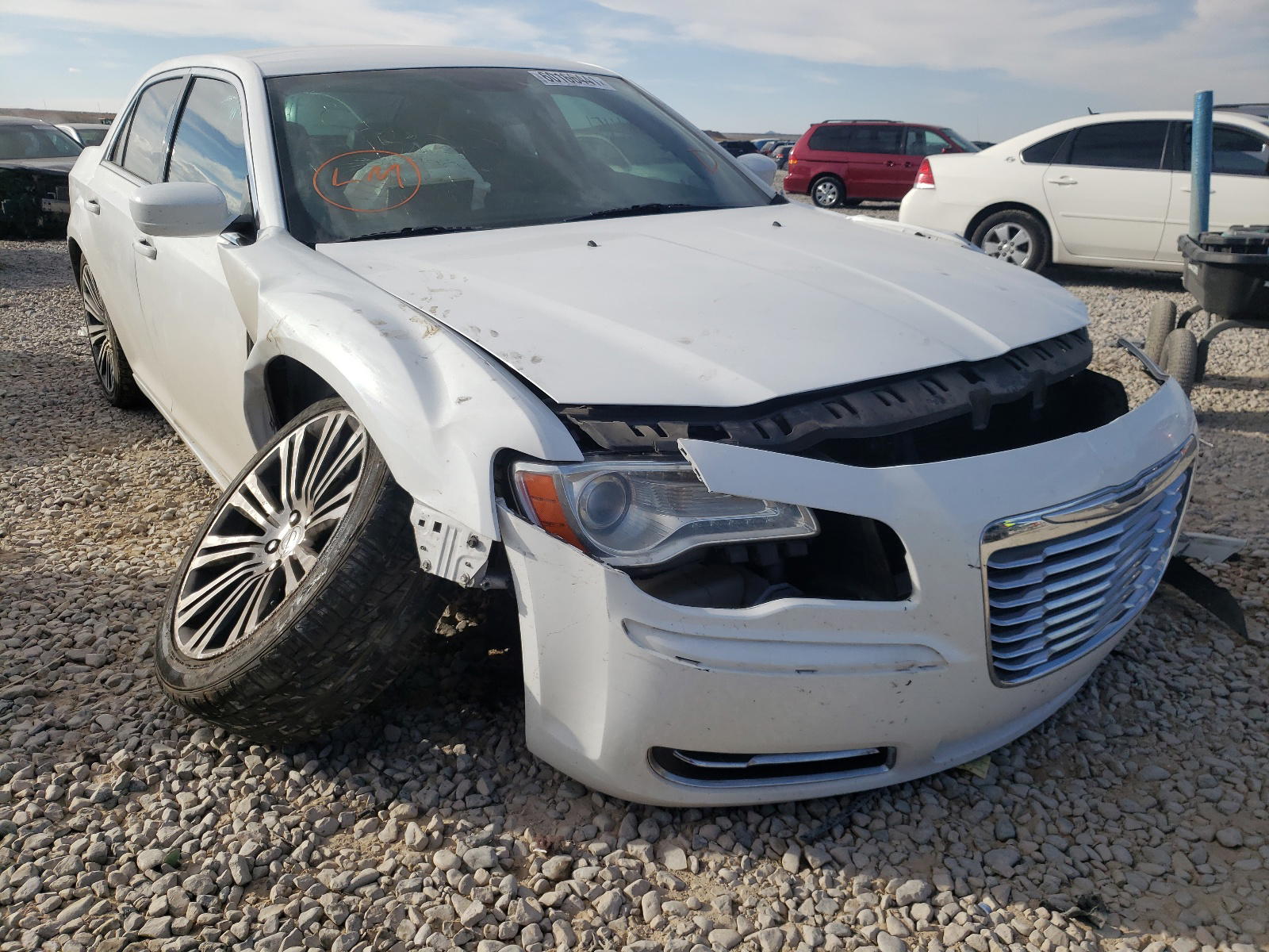 CHRYSLER 300 2013 with VIN 2C3CCAAG1DH728180 - Photo from auction