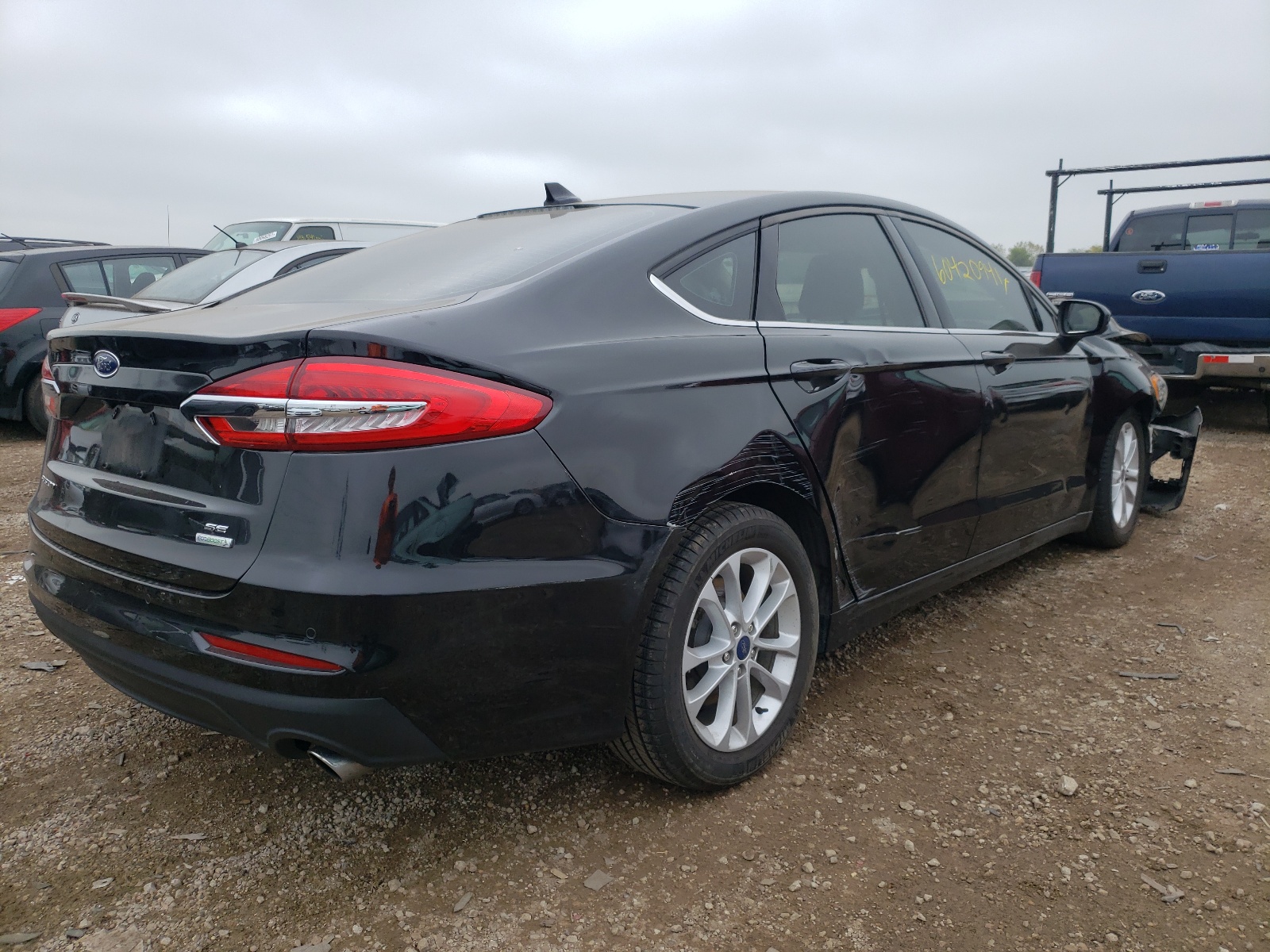 Photo 4 from auction – 2020 FORD FUSION SE with VIN 3FA6P0HD4LR123260