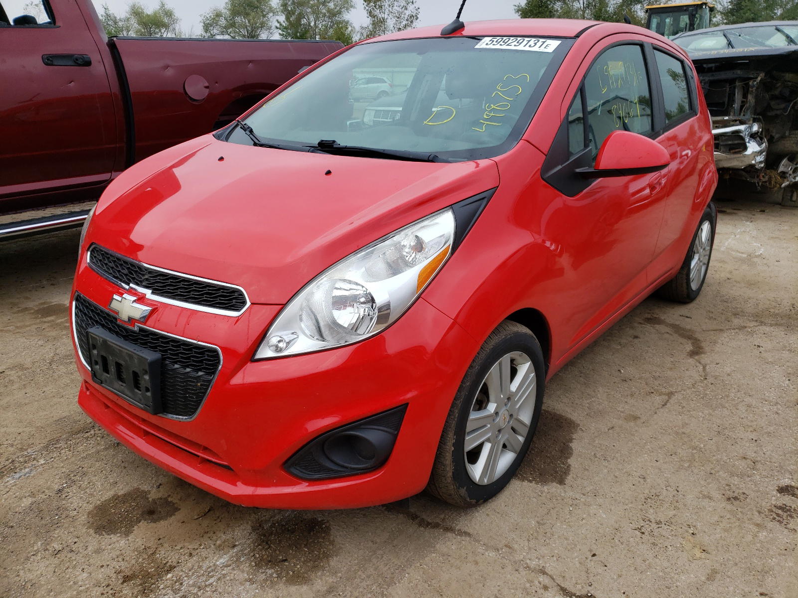 Photo 2 from auction – 2014 CHEVROLET SPARK 1LT with VIN KL8CD6S96EC498753