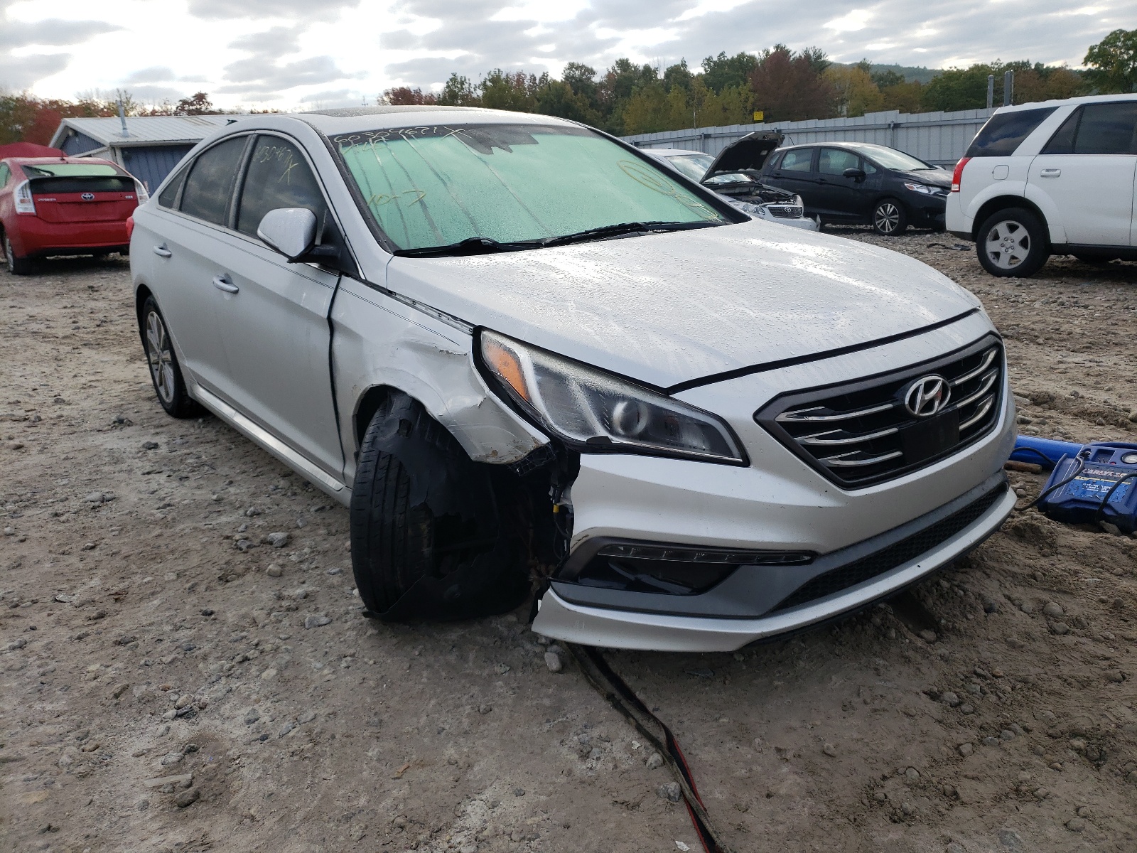 HYUNDAI SONATA SPO 2017 with VIN 5NPE34AF5HH476864 - Photo from auction
