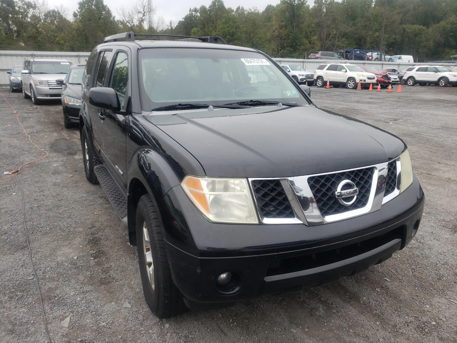 NISSAN PATHFINDER 2005 with VIN 5N1AR18W55C729198 - Photo from auction