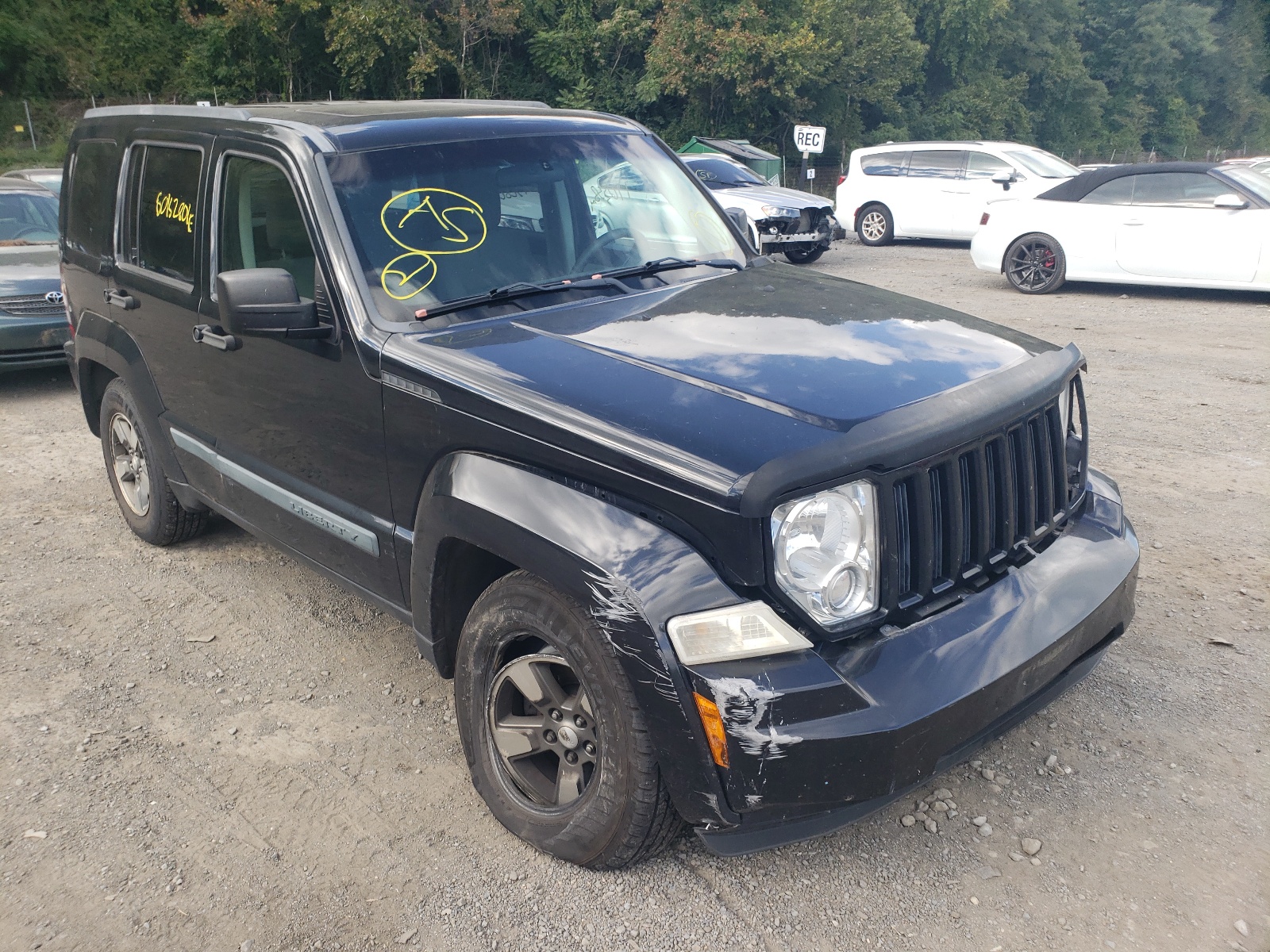 JEEP LIBERTY 2008 with VIN 1J8GN28K88W194361 - Photo from auction