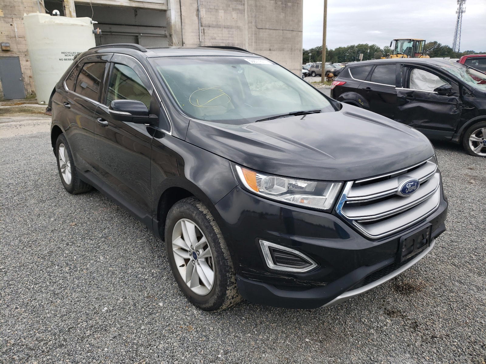 FORD EDGE SEL 2015 with VIN 2FMTK4J85FBB22729 - Photo from auction