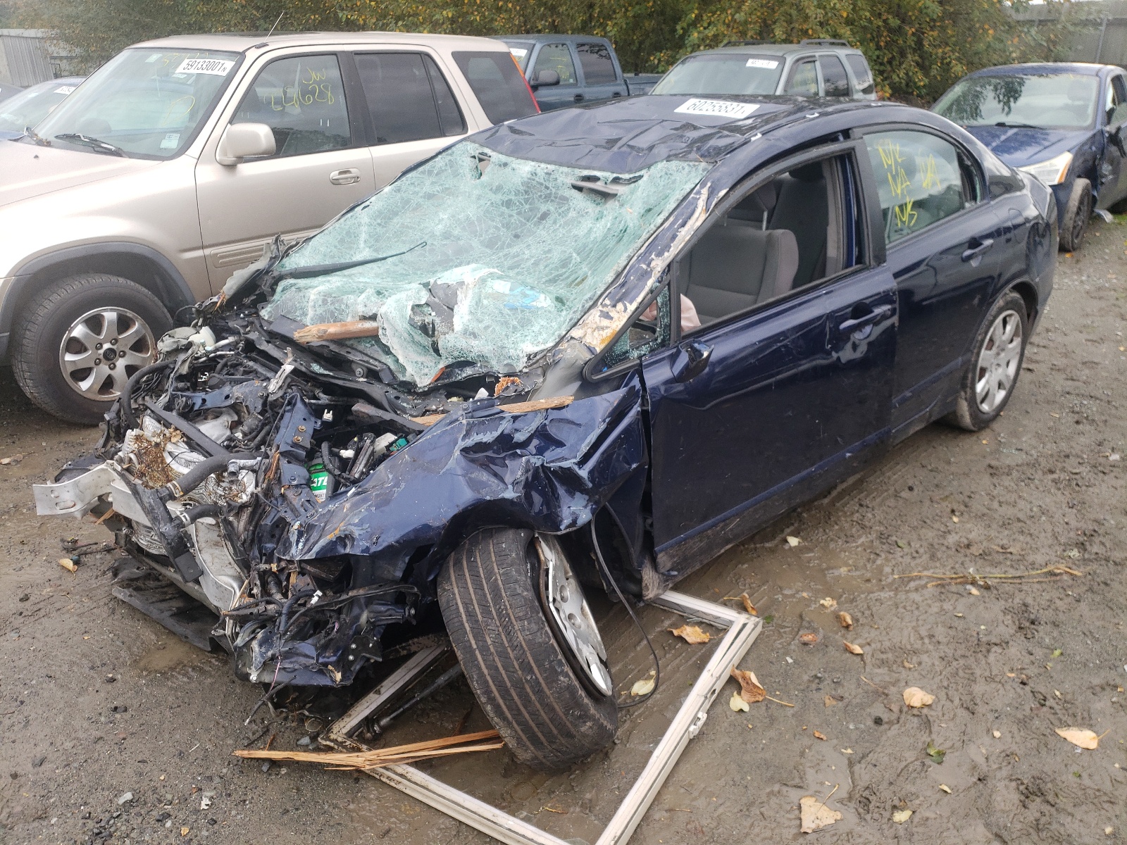 Photo 2 from auction – 2010 HONDA CIVIC LX with VIN 19XFA1F59AE042207