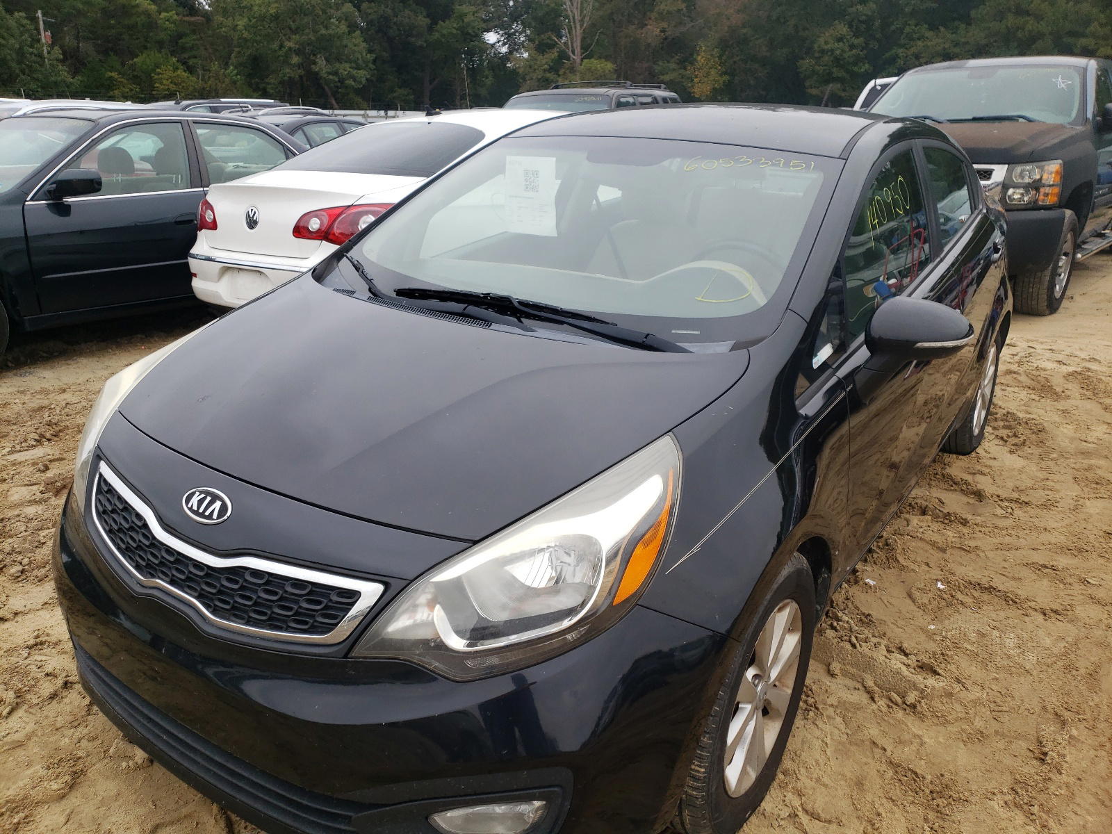 Photo 2 from auction – 2013 KIA RIO EX with VIN KNADN4A37D6100082