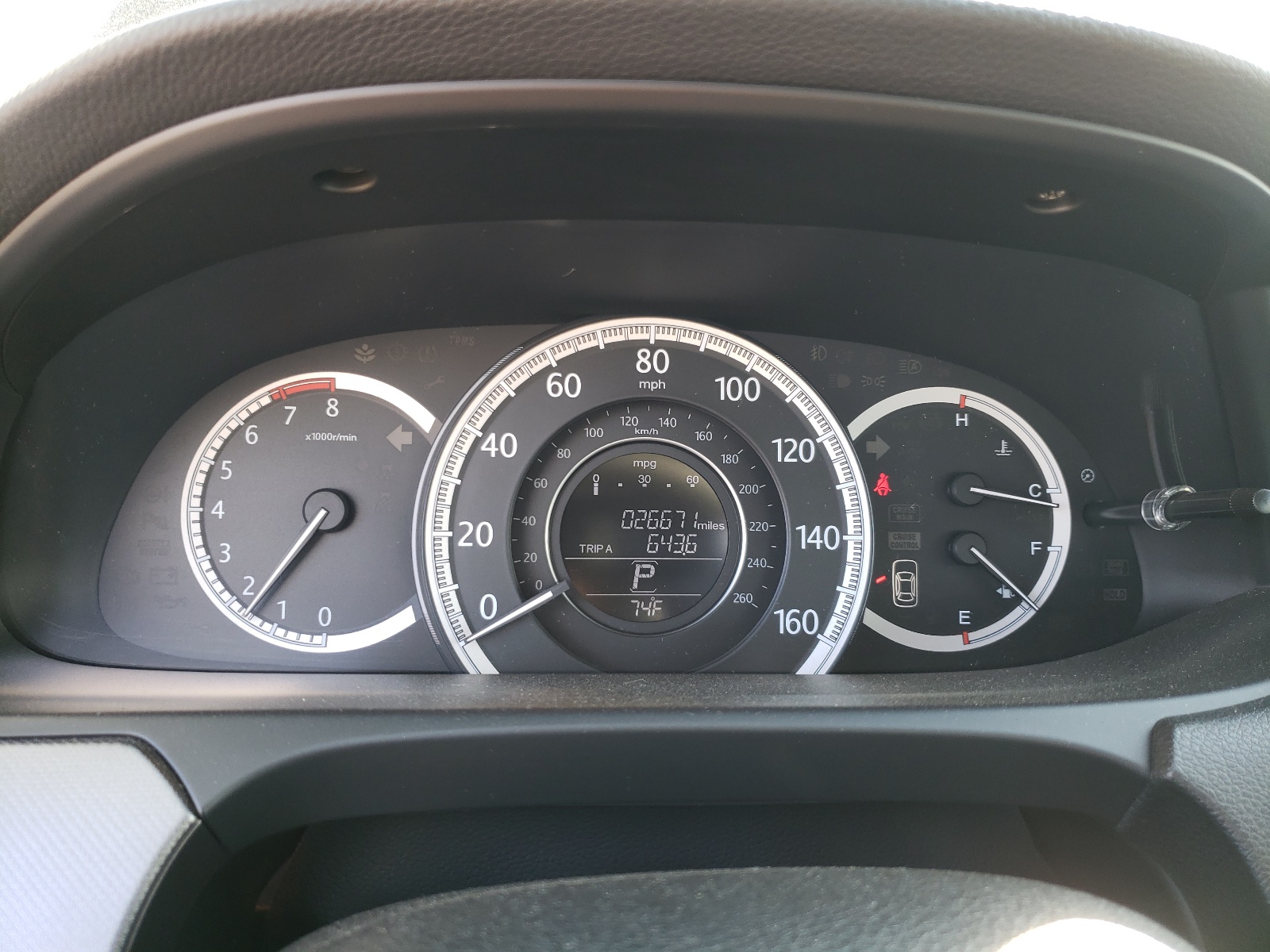 Photo 8 from auction – 2013 HONDA ACCORD LX with VIN 1HGCR2F39DA171069