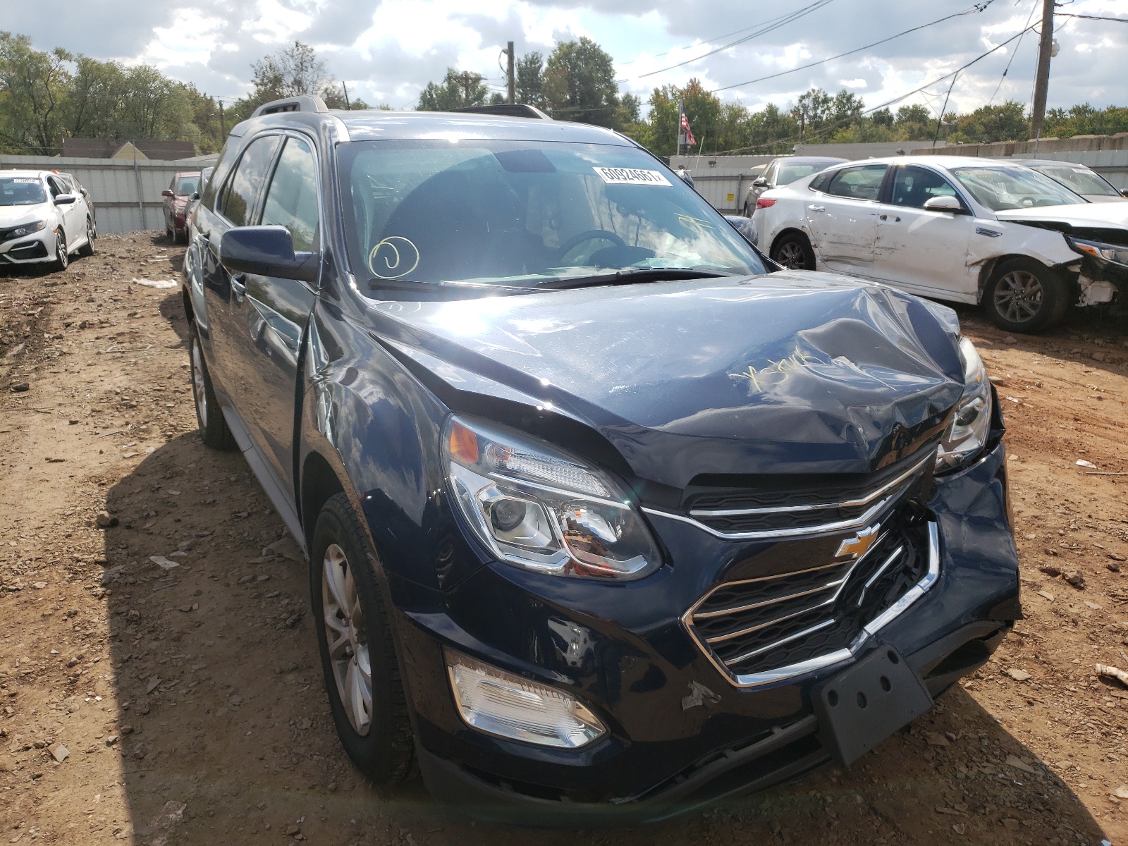 Photo 1 from auction – 2017 CHEVROLET EQUINOX LT with VIN 2GNFLFEK8H6268528