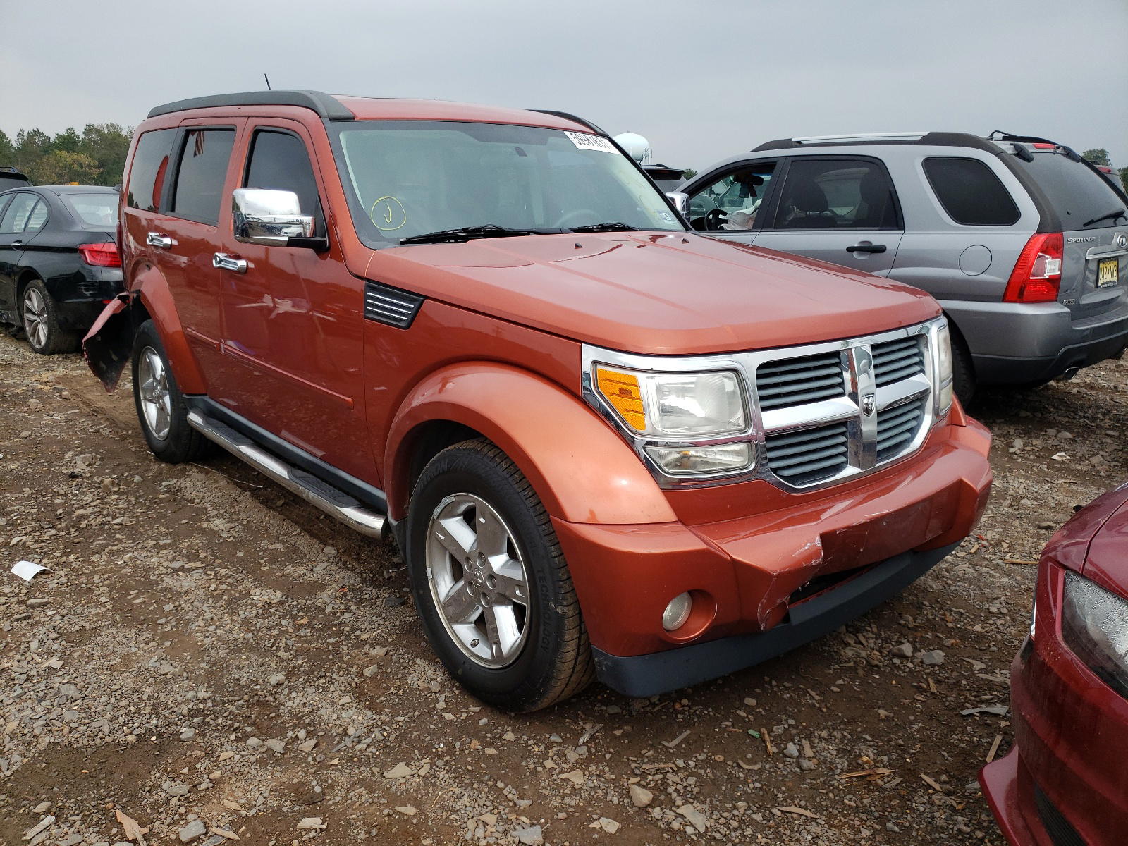 DODGE NITRO SXT 2008 with VIN 1D8GU28K78W209413 - Photo from auction