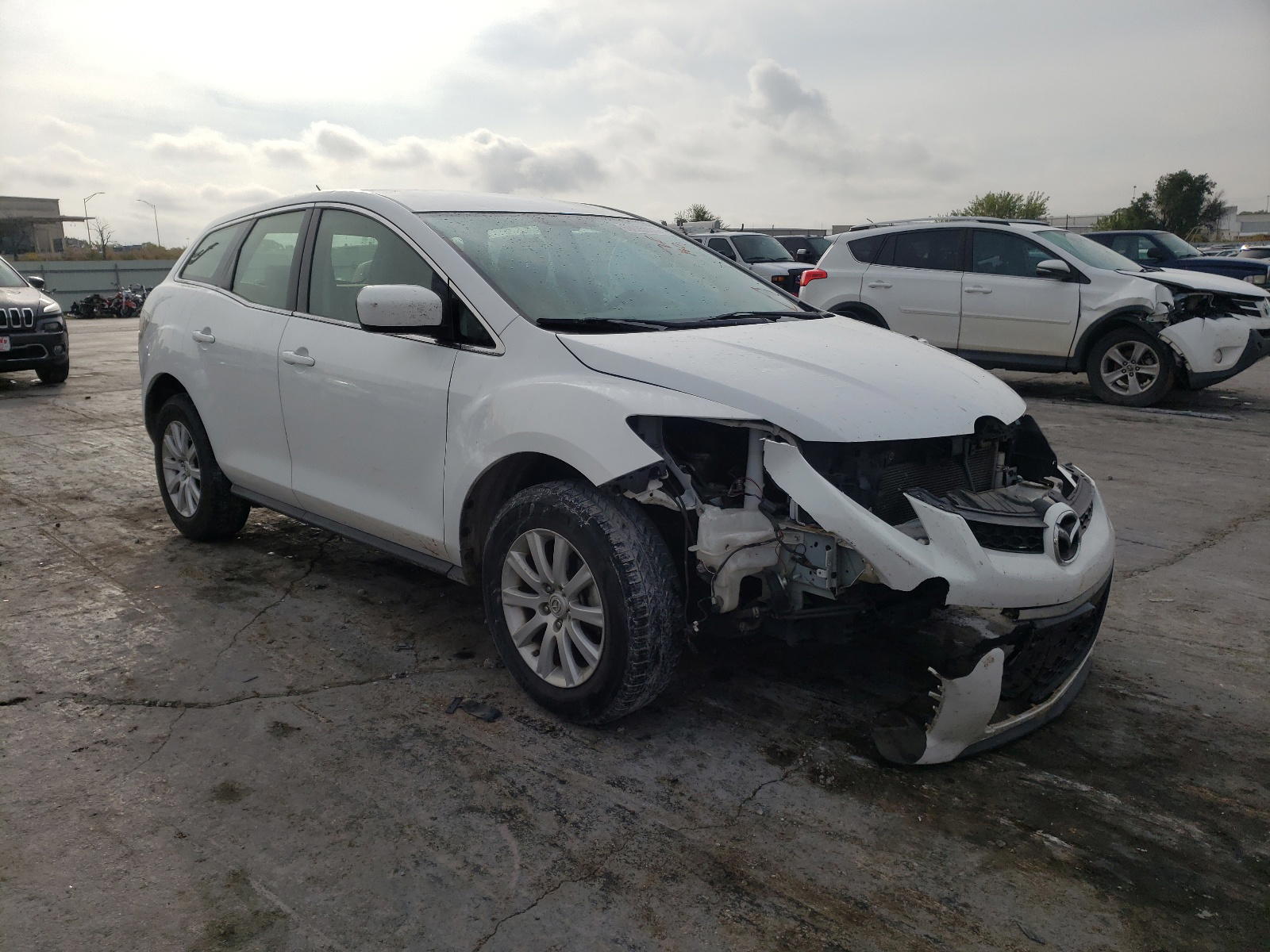MAZDA CX-7 2011 with VIN JM3ER2A55B0389424 - Photo from auction