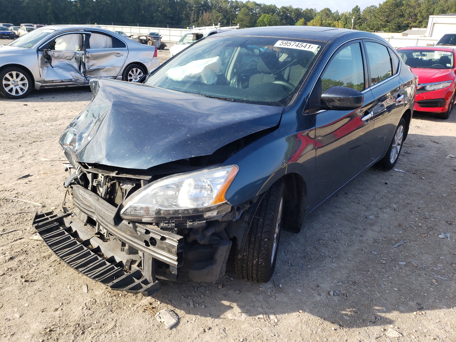 Photo 2 from auction – 2015 NISSAN SENTRA S with VIN 3N1AB7AP1FY253106