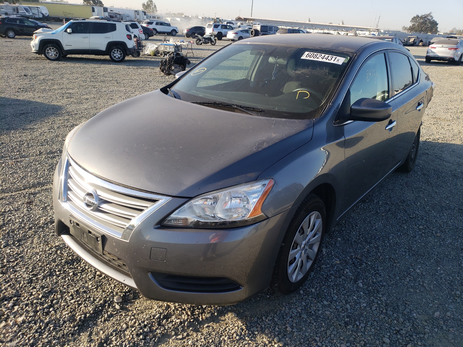 Photo 2 from auction – 2015 NISSAN SENTRA S with VIN 3N1AB7AP3FY254239