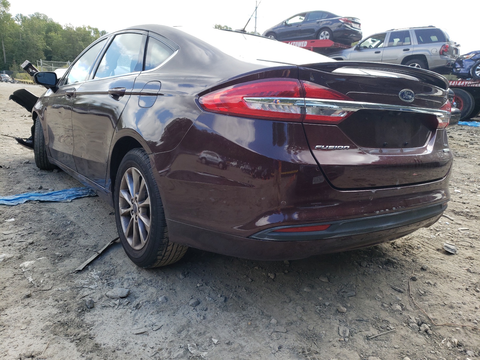 Photo 3 from auction – 2017 FORD FUSION SE with VIN 3FA6P0HD2HR122101