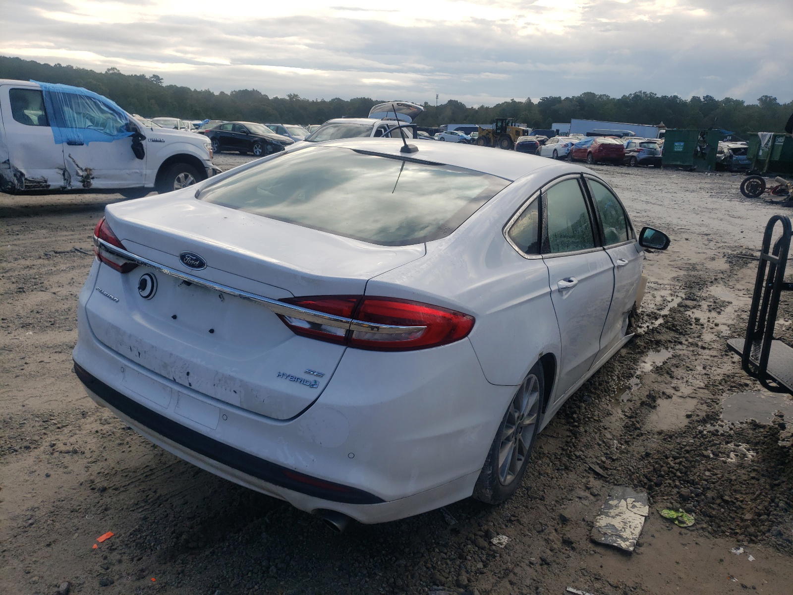 Photo 4 from auction – 2017 FORD FUSION SE with VIN 3FA6P0LU8HR409692