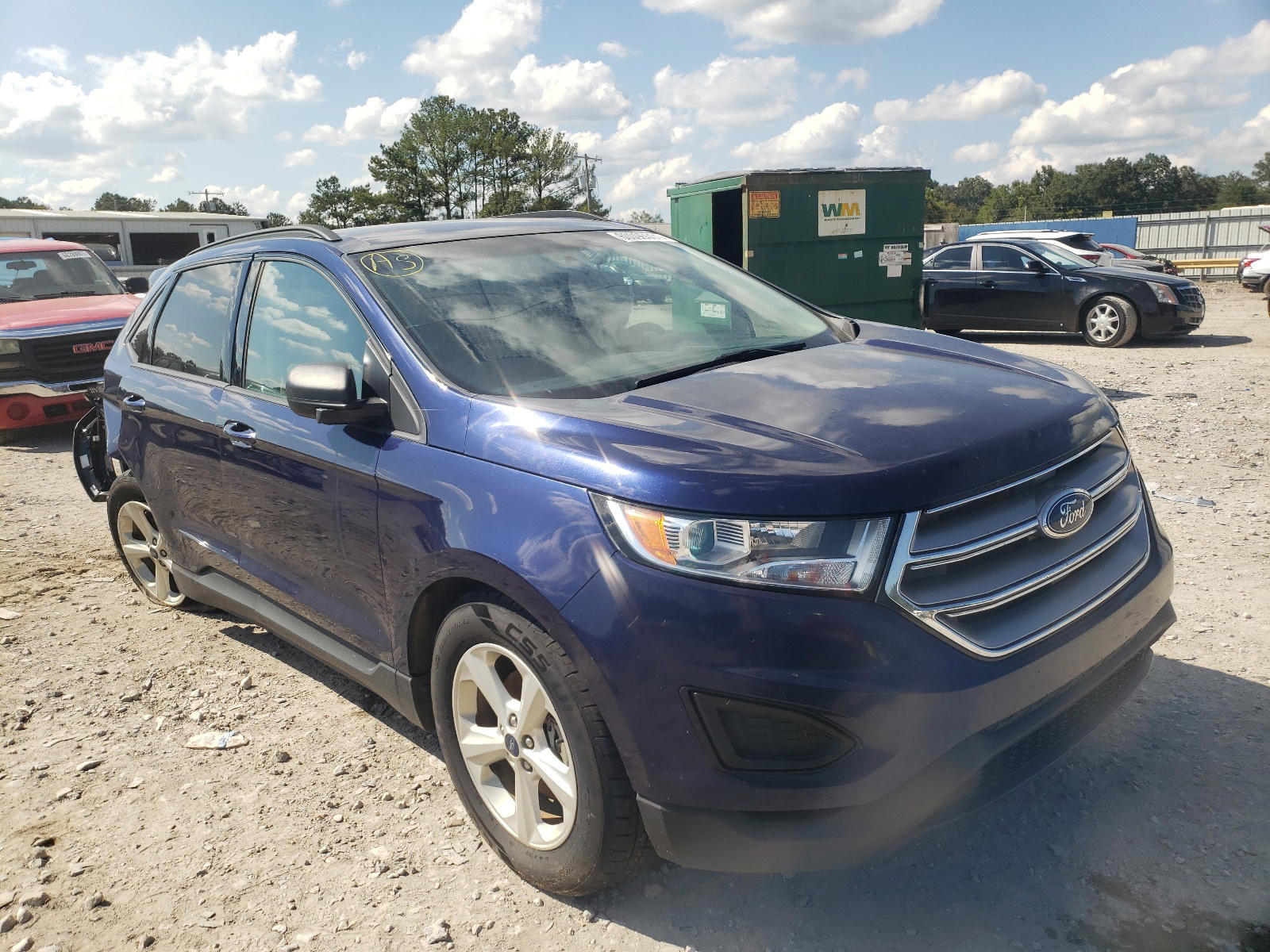 FORD EDGE SE 2016 with VIN 2FMPK3G97GBB09591 - Photo from auction