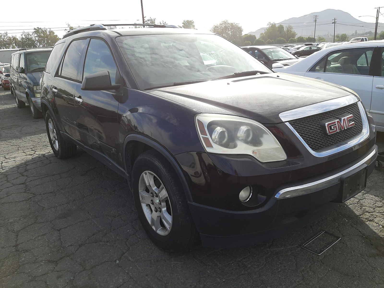 GMC ACADIA SLE 2009 with VIN 1GKER13D19J170931 - Photo from auction