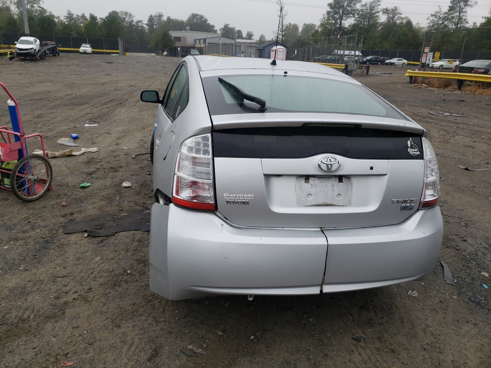 Photo 9 from auction – 2007 TOYOTA PRIUS with VIN JTDKB20U977651159