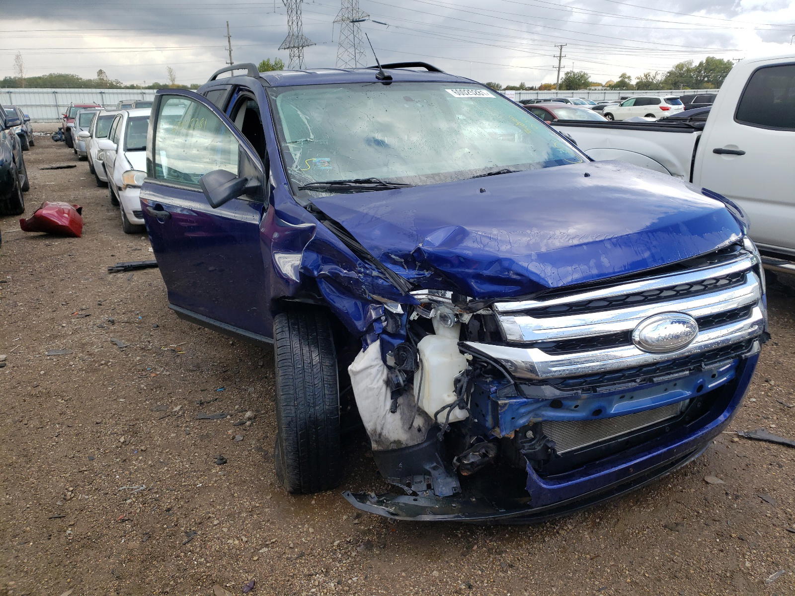 FORD EDGE SE 2013 with VIN 2FMDK3GCXDBC57972 - Photo from auction