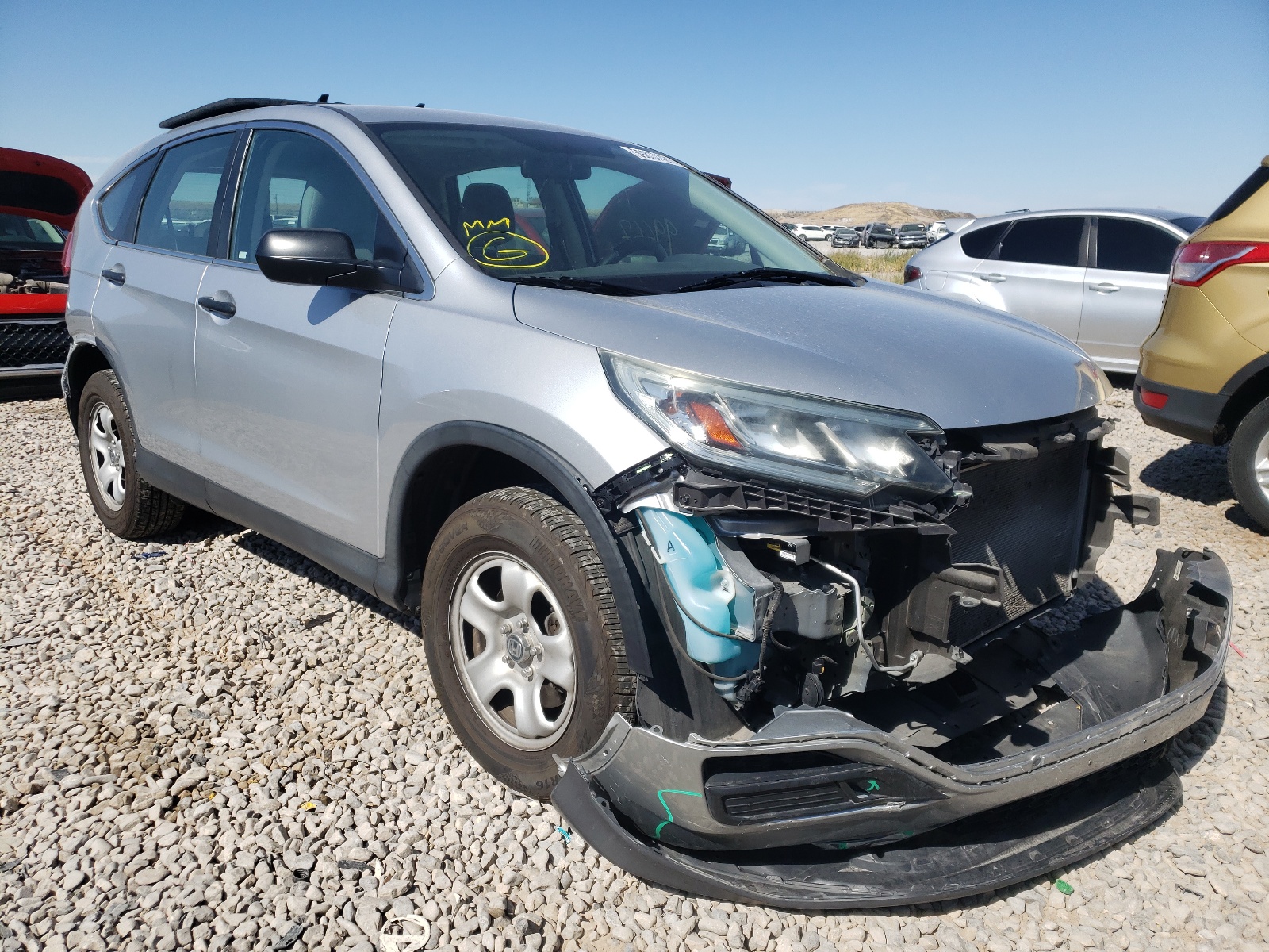 Photo 1 from auction – 2015 HONDA CR-V LX with VIN 3CZRM3H33FG703988