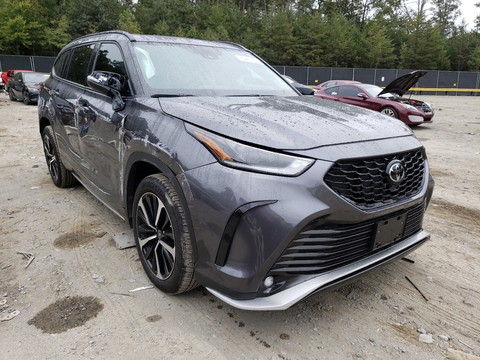 TOYOTA HIGHLANDER 2021 with VIN 5TDJZRBH9MS117158 - Photo from auction