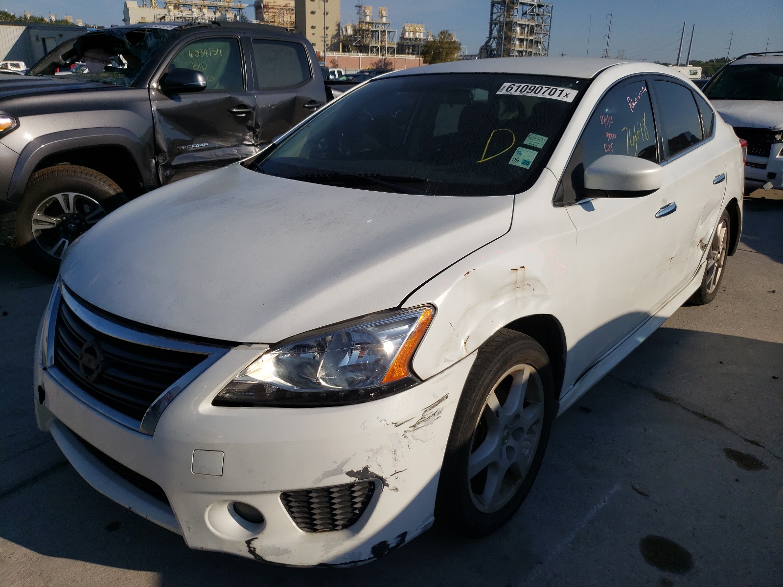 Photo 2 from auction – 2014 NISSAN SENTRA S with VIN 3N1AB7AP9EY339830