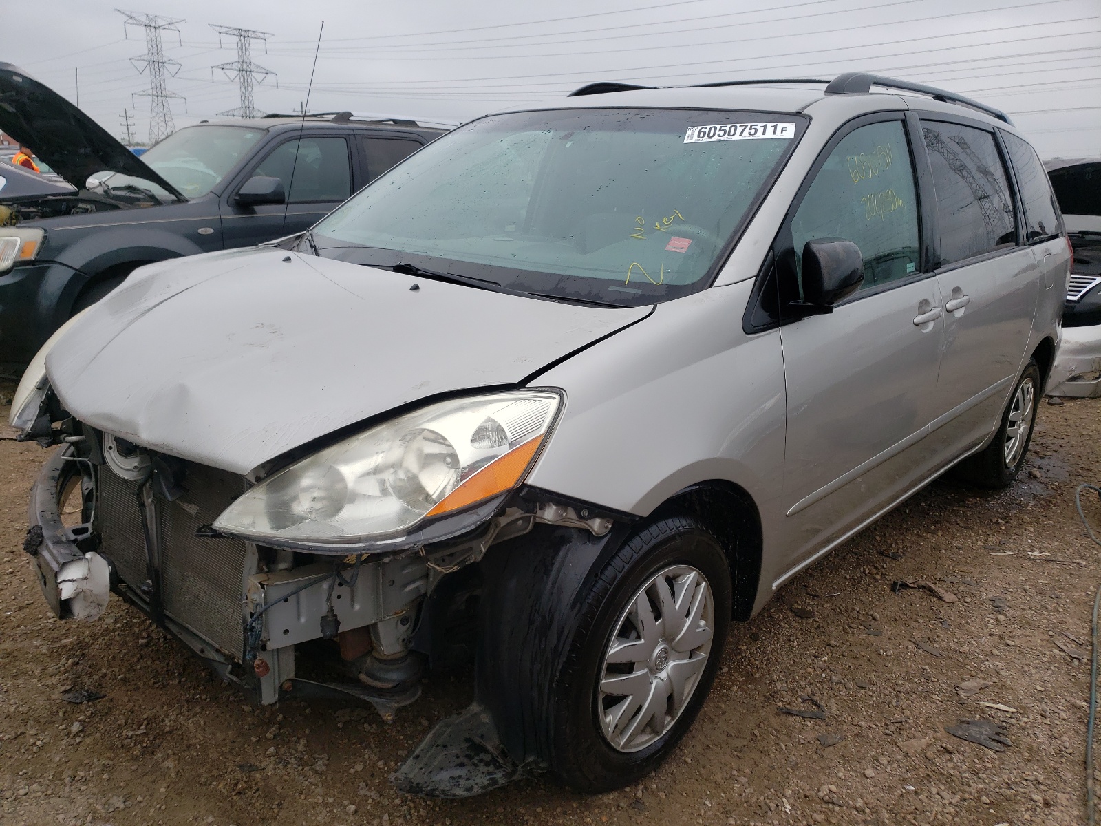 Photo 2 from auction – 2008 TOYOTA SIENNA CE with VIN 5TDZK23C38S186807