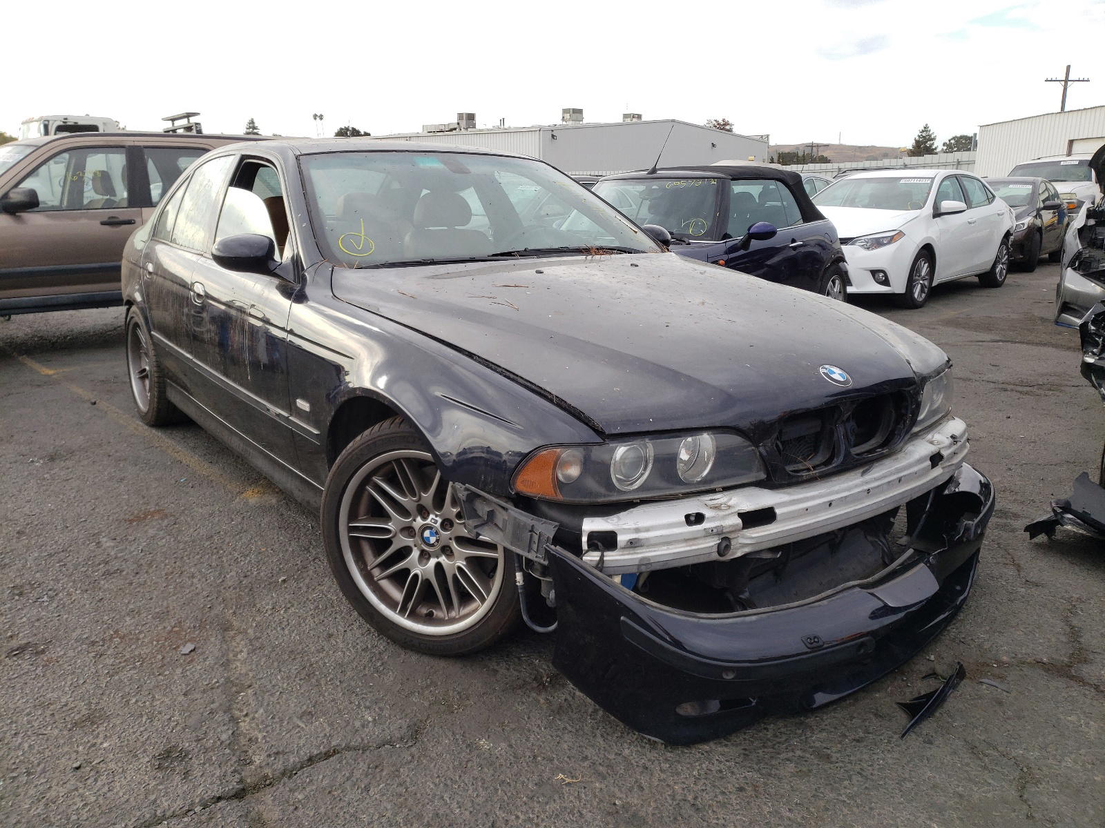 BMW M5 2003 with VIN WBSDE93493CF93216 - Photo from auction