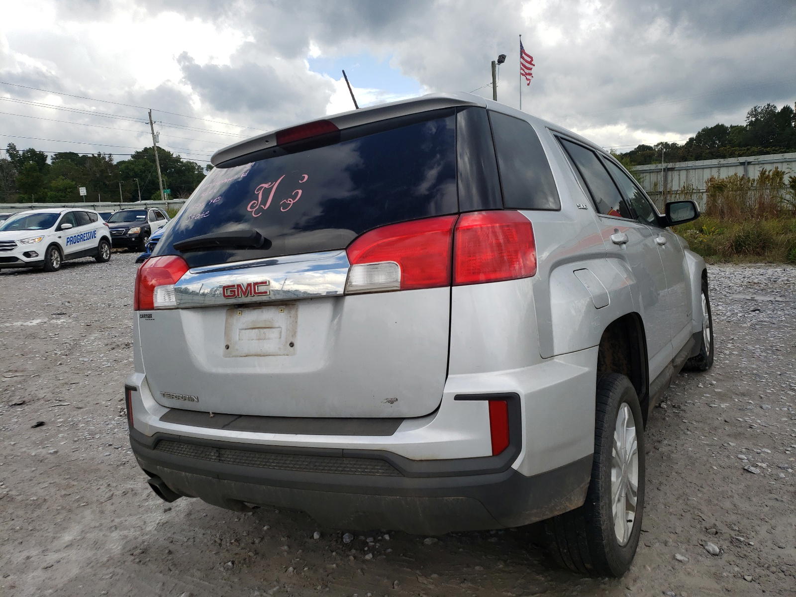 Photo 4 from auction – 2017 GMC TERRAIN SL with VIN 2GKALMEKXH6282801