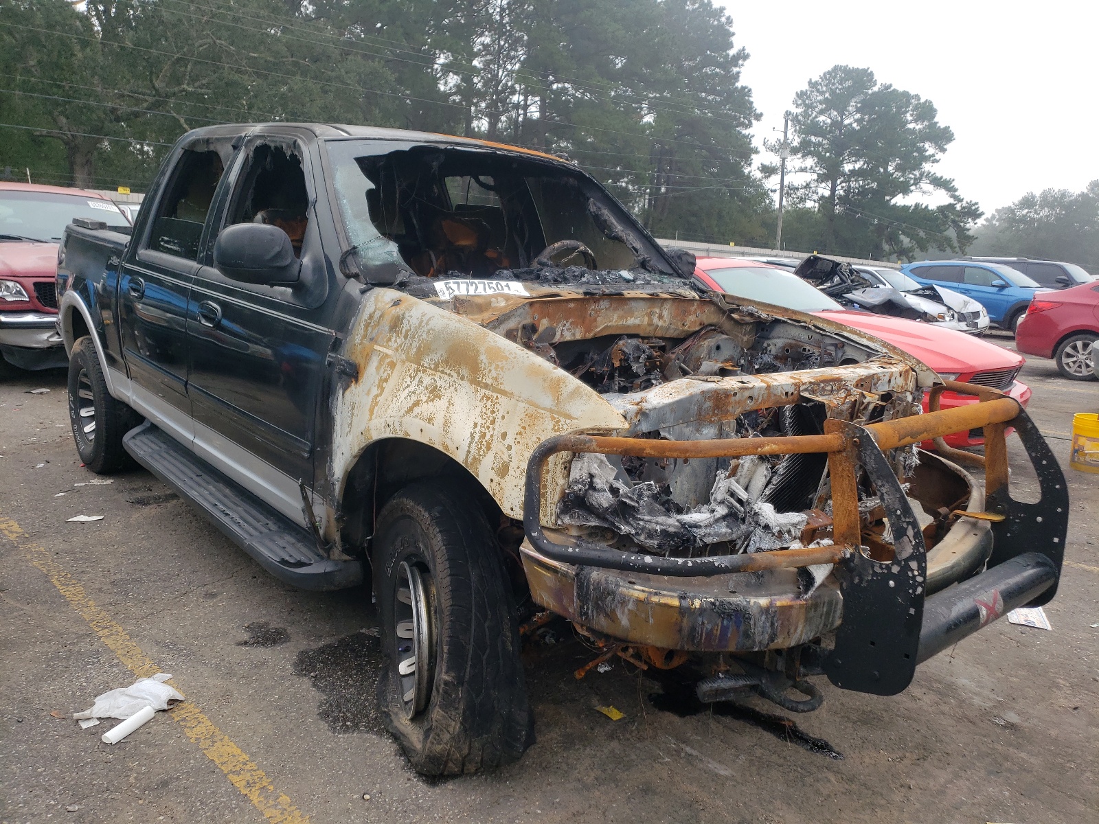 Photo 1 from auction – 2001 FORD F150 SUPER with VIN 1FTRW08L81KC47258